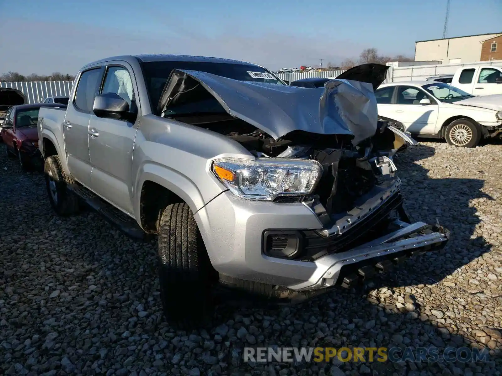 1 Photograph of a damaged car 3TMCZ5AN8KM192472 TOYOTA TACOMA 2019