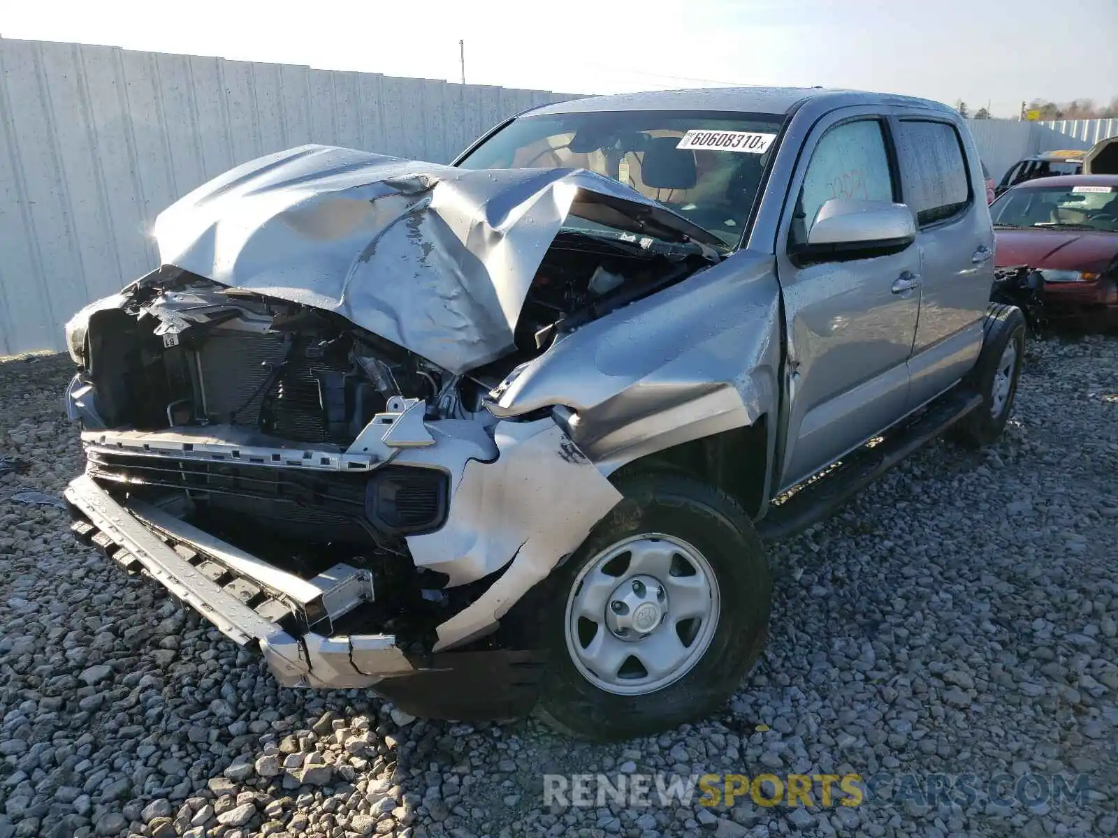 2 Photograph of a damaged car 3TMCZ5AN8KM192472 TOYOTA TACOMA 2019