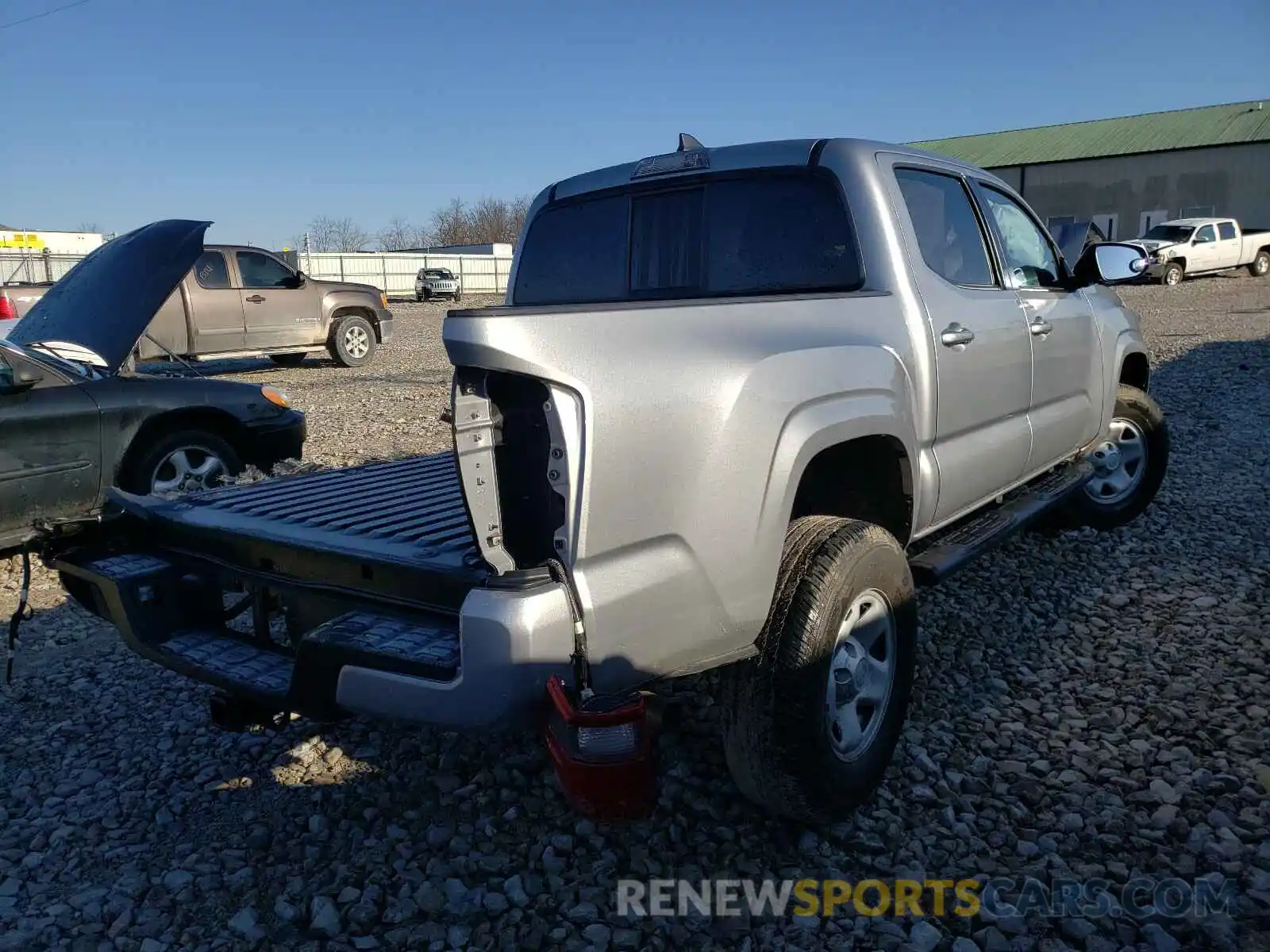 4 Photograph of a damaged car 3TMCZ5AN8KM192472 TOYOTA TACOMA 2019