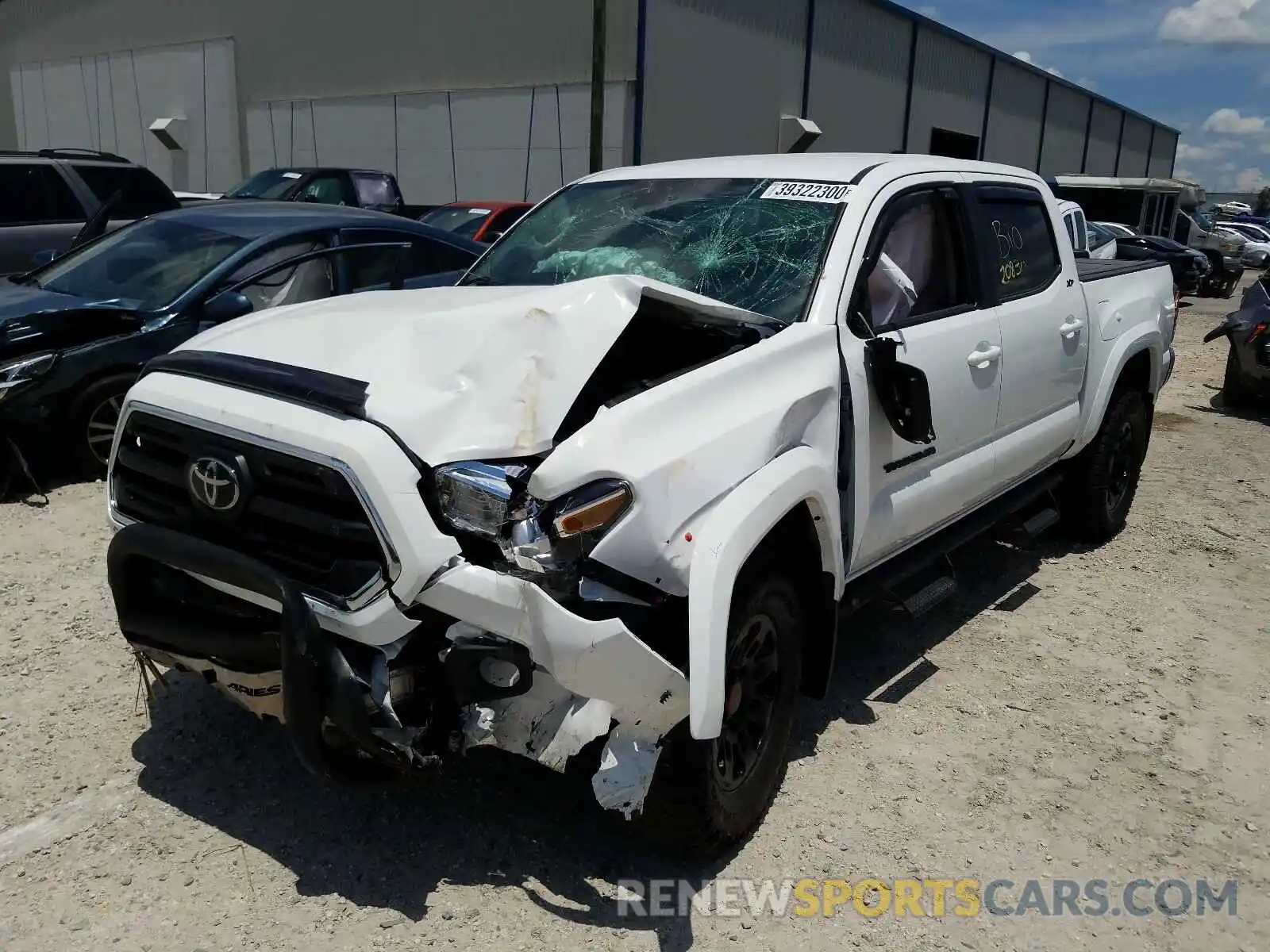 2 Photograph of a damaged car 3TMCZ5AN8KM196554 TOYOTA TACOMA 2019