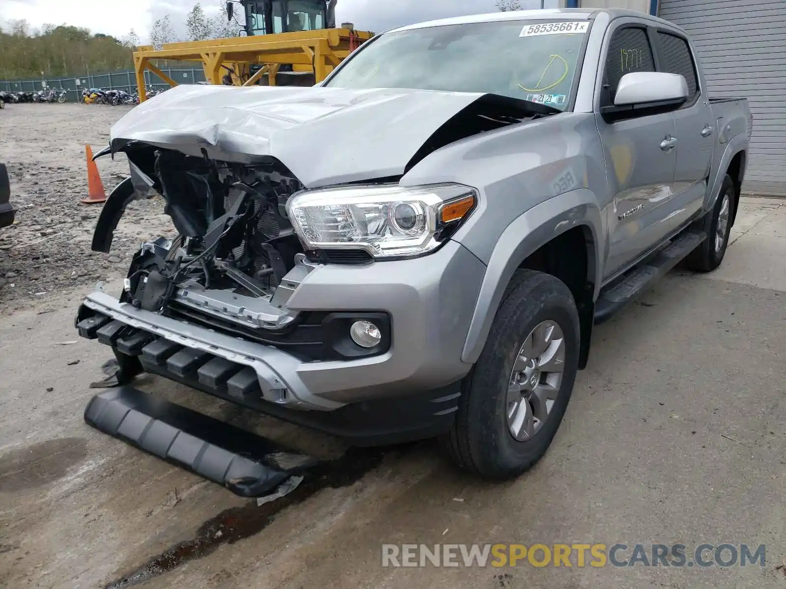 2 Photograph of a damaged car 3TMCZ5AN8KM197090 TOYOTA TACOMA 2019