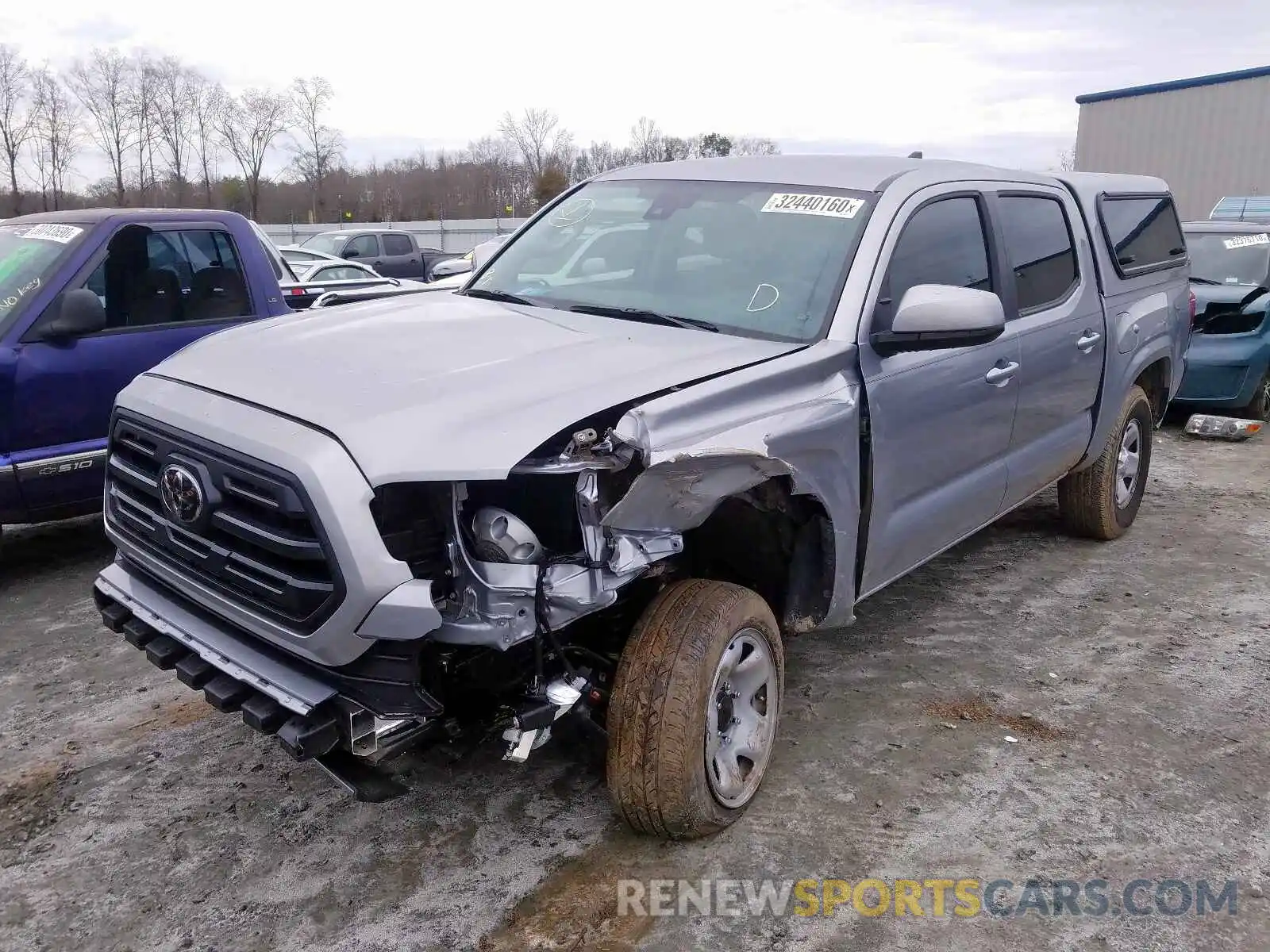 2 Photograph of a damaged car 3TMCZ5AN8KM199230 TOYOTA TACOMA 2019