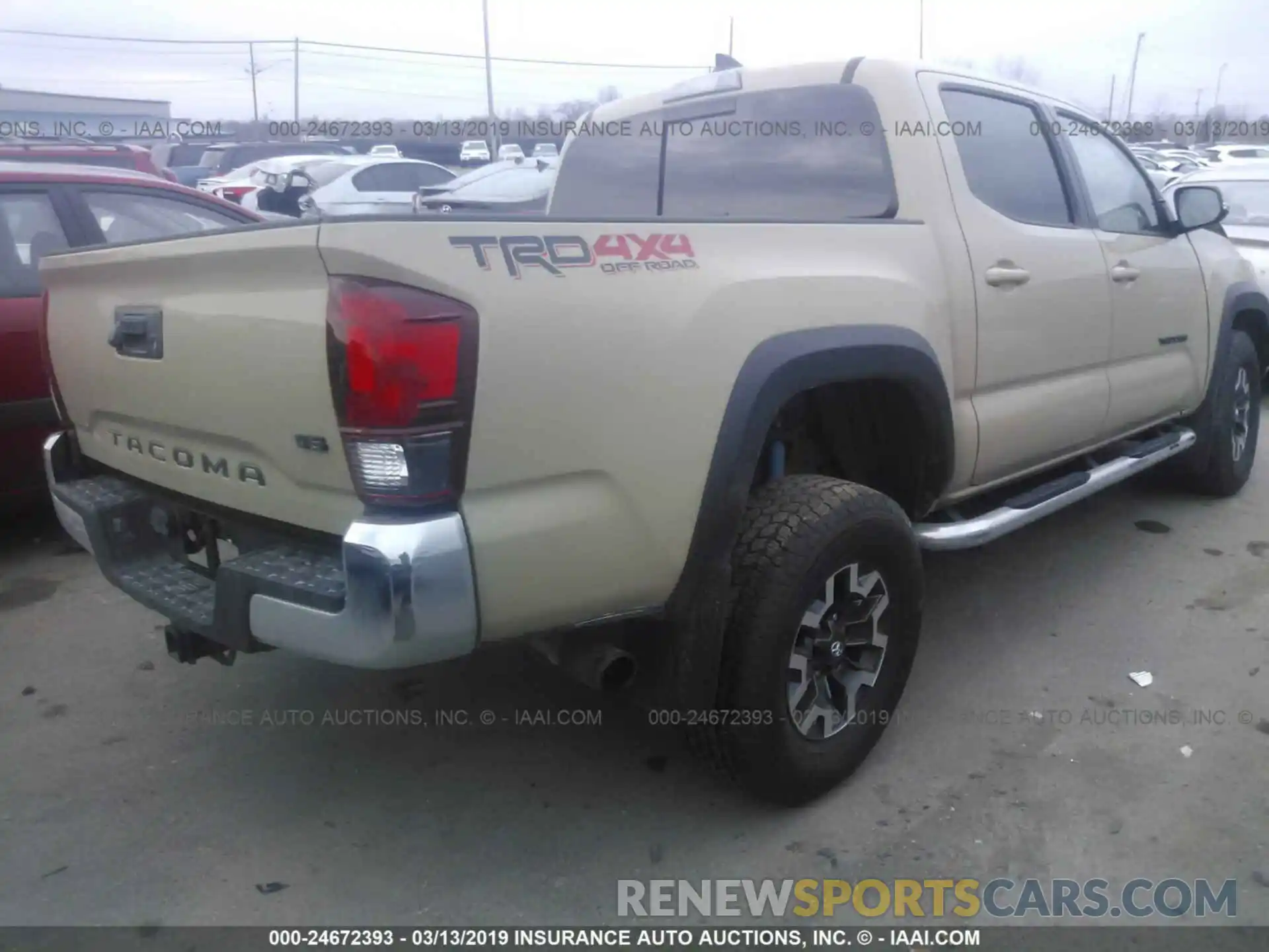 4 Photograph of a damaged car 3TMCZ5AN8KM201011 TOYOTA TACOMA 2019