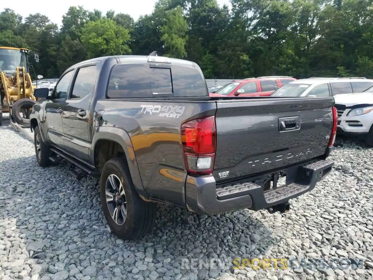 3 Photograph of a damaged car 3TMCZ5AN8KM201090 TOYOTA TACOMA 2019