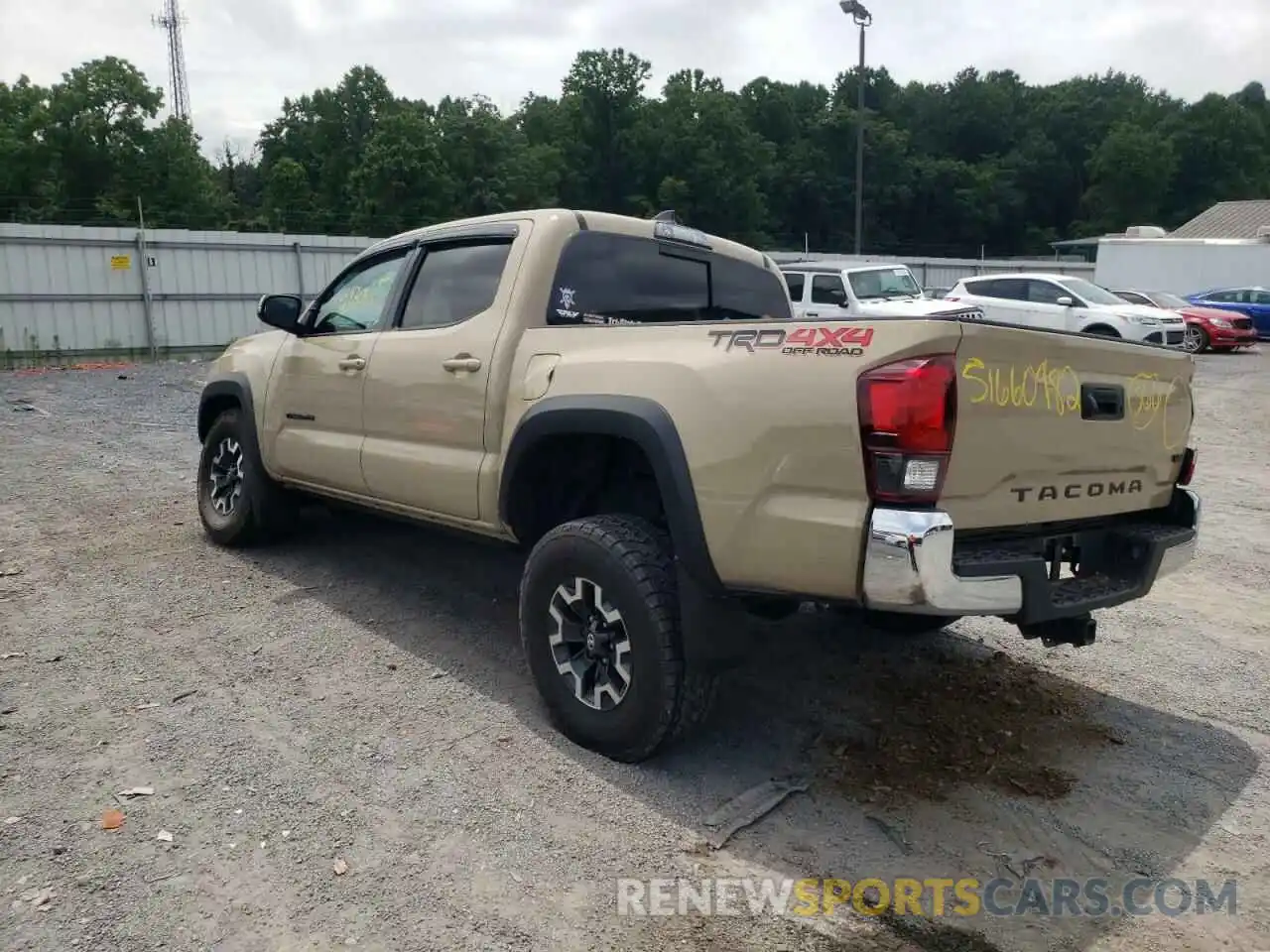 3 Photograph of a damaged car 3TMCZ5AN8KM203969 TOYOTA TACOMA 2019