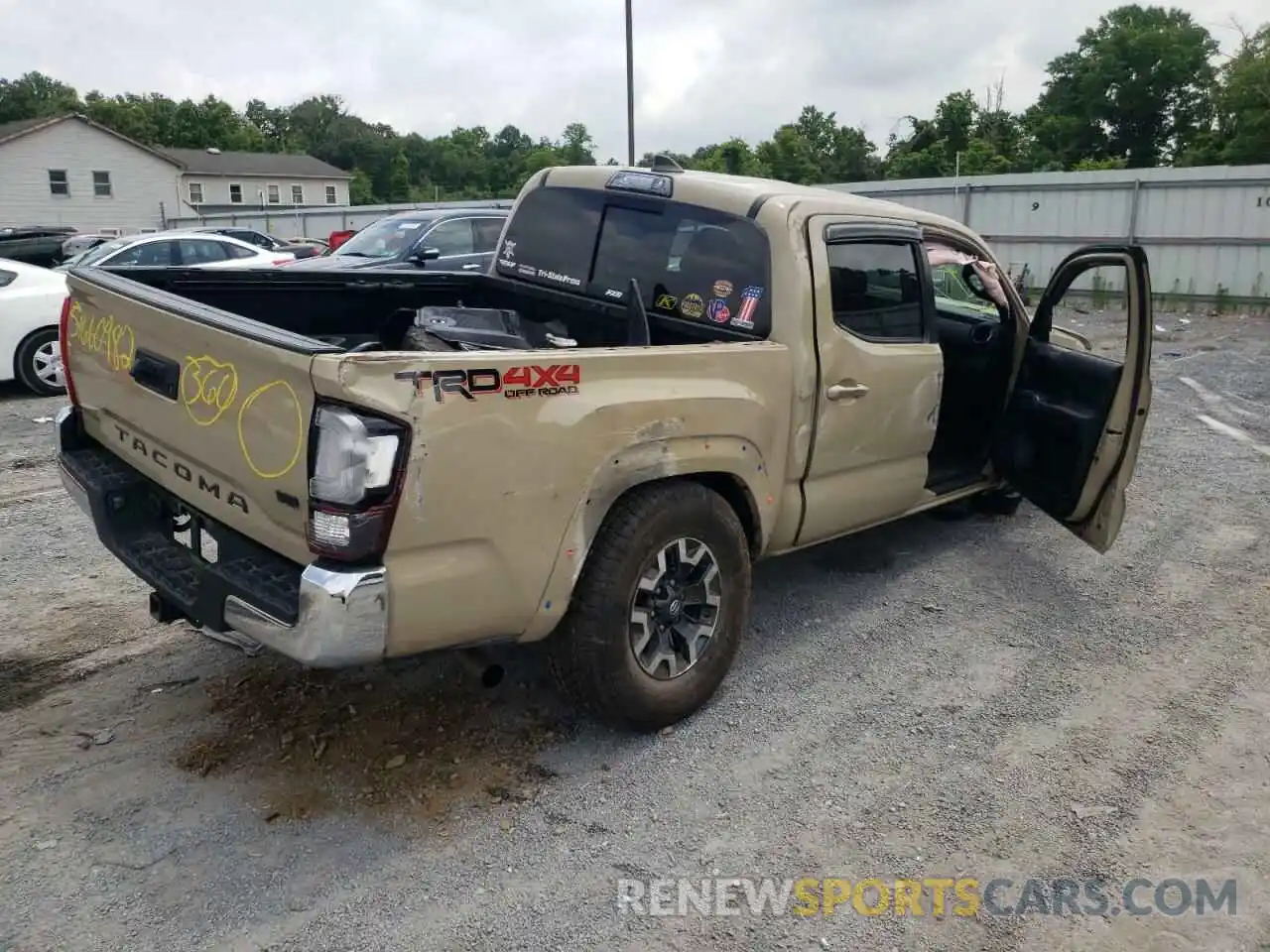 4 Photograph of a damaged car 3TMCZ5AN8KM203969 TOYOTA TACOMA 2019