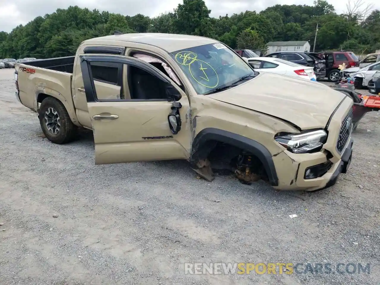 9 Photograph of a damaged car 3TMCZ5AN8KM203969 TOYOTA TACOMA 2019