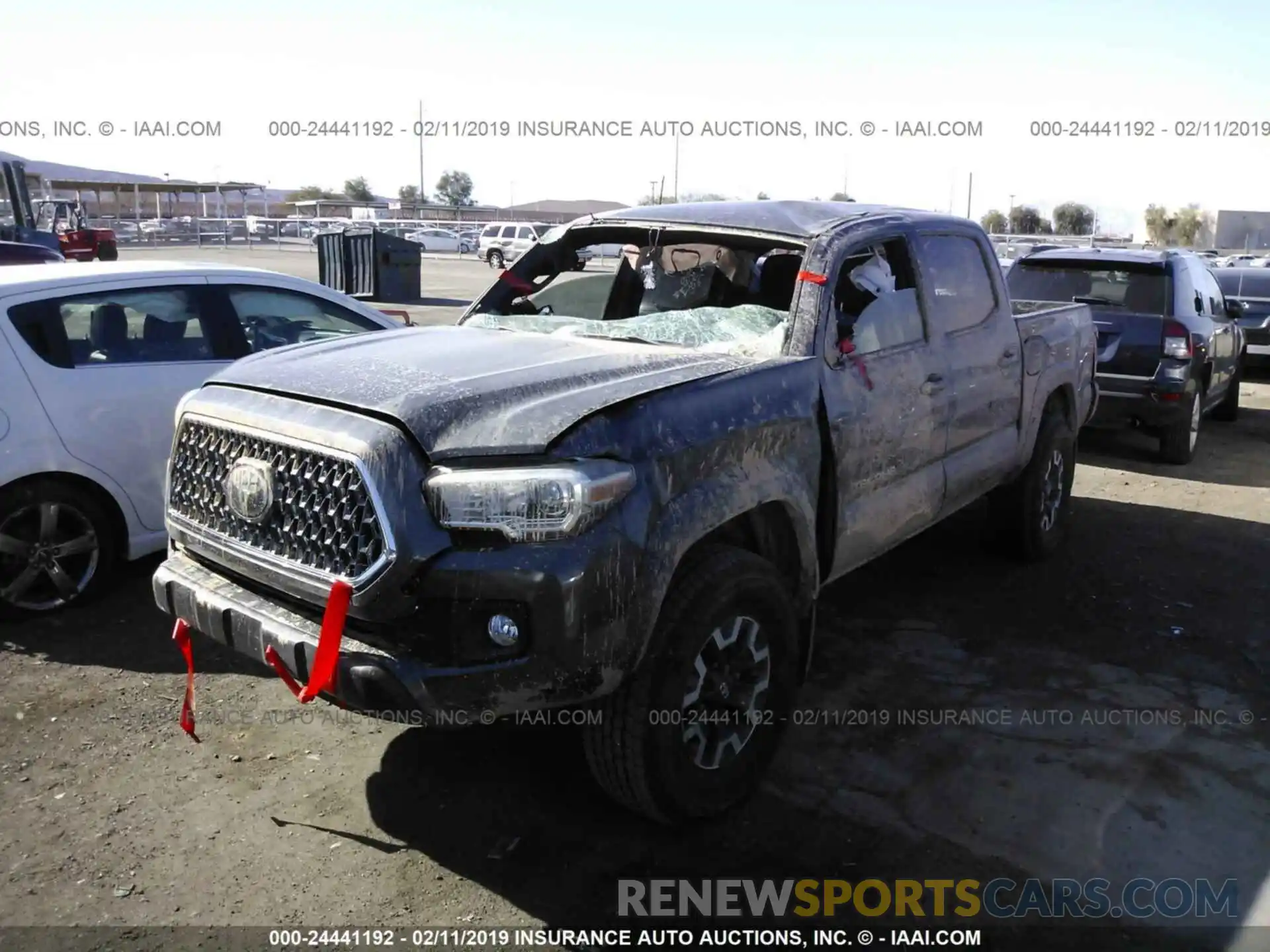 2 Photograph of a damaged car 3TMCZ5AN8KM205026 TOYOTA TACOMA 2019