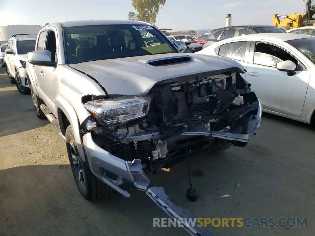 1 Photograph of a damaged car 3TMCZ5AN8KM205589 TOYOTA TACOMA 2019