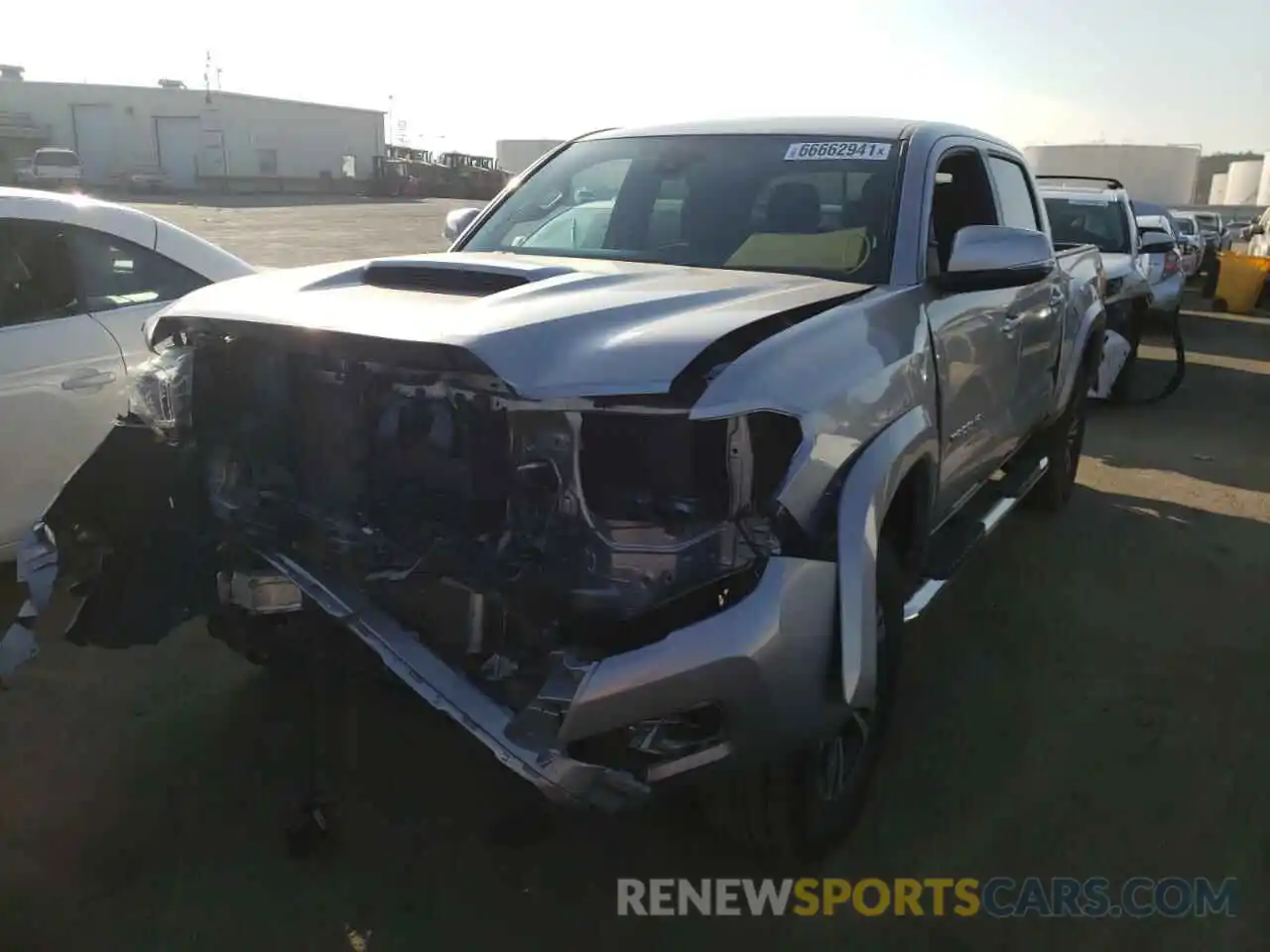 2 Photograph of a damaged car 3TMCZ5AN8KM205589 TOYOTA TACOMA 2019