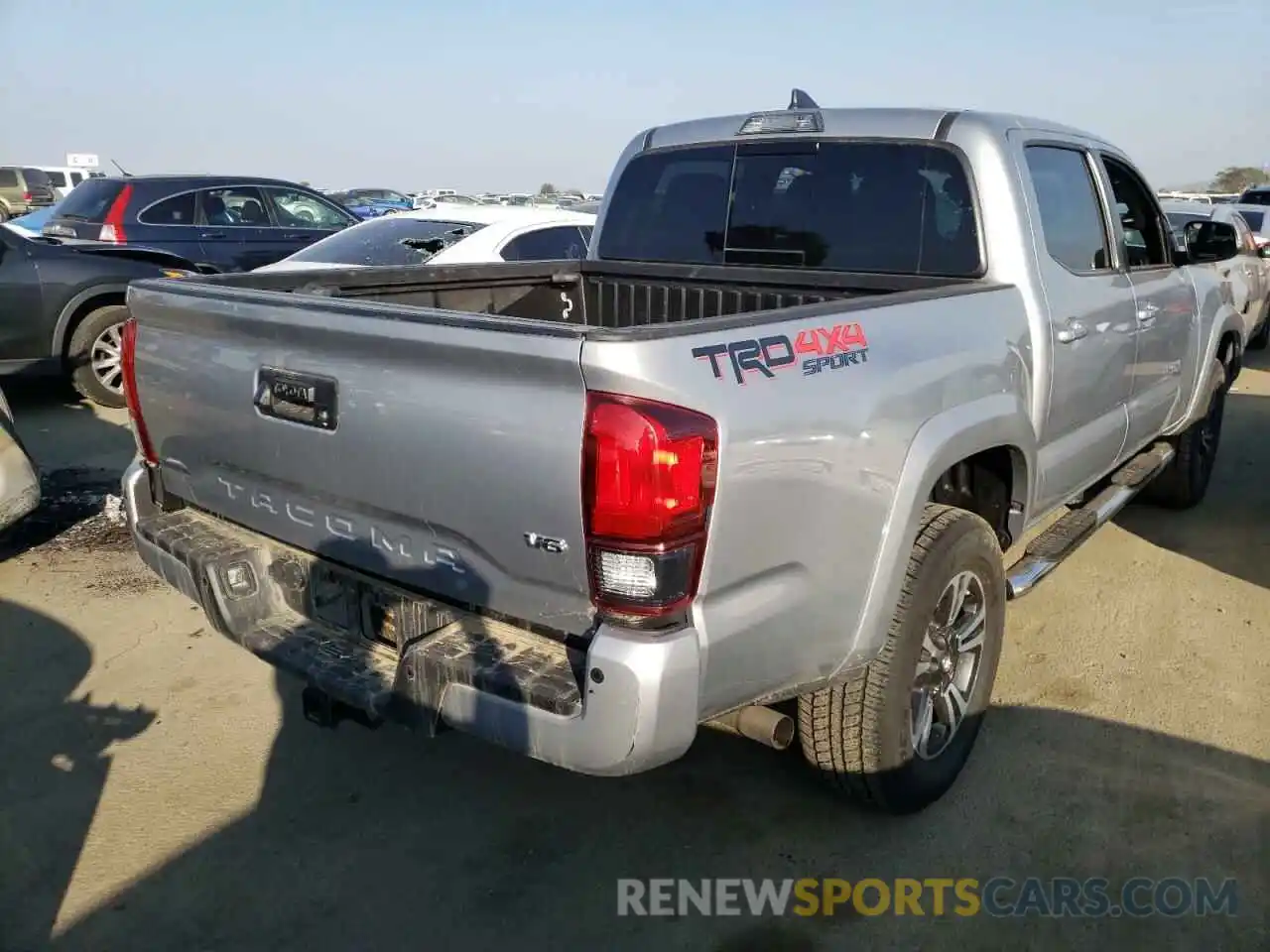 4 Photograph of a damaged car 3TMCZ5AN8KM205589 TOYOTA TACOMA 2019