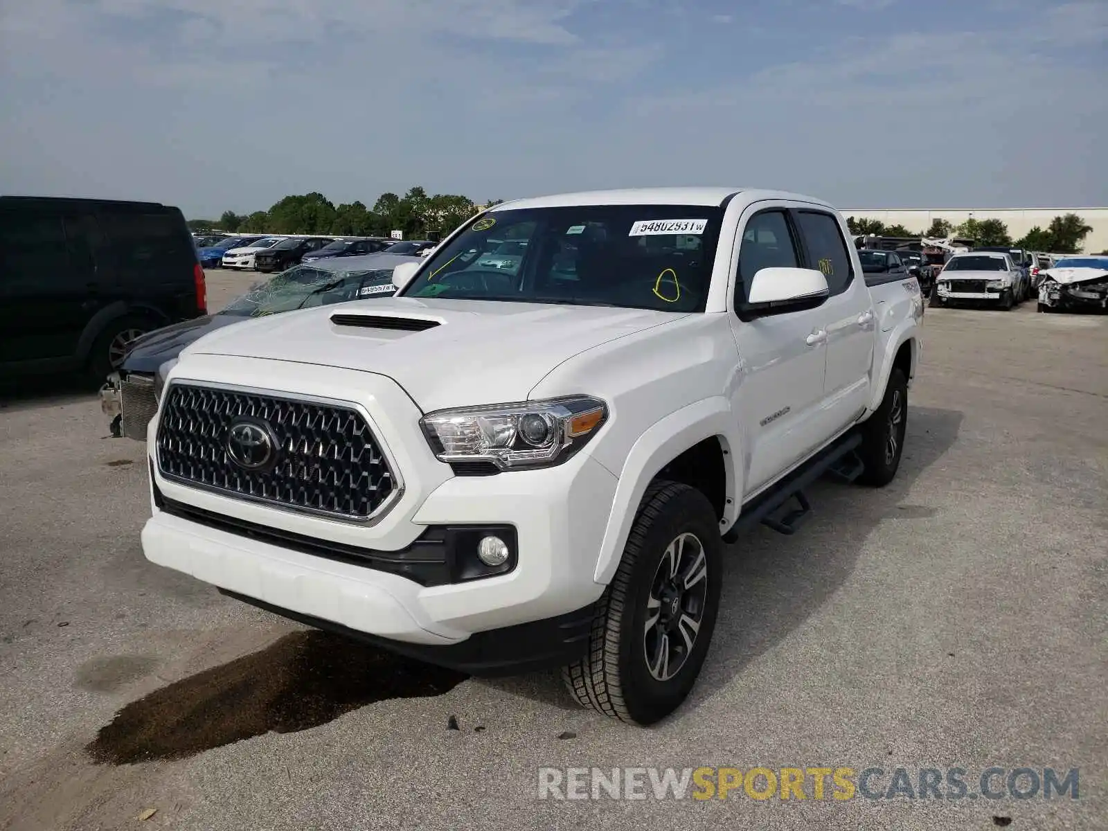 2 Photograph of a damaged car 3TMCZ5AN8KM205771 TOYOTA TACOMA 2019