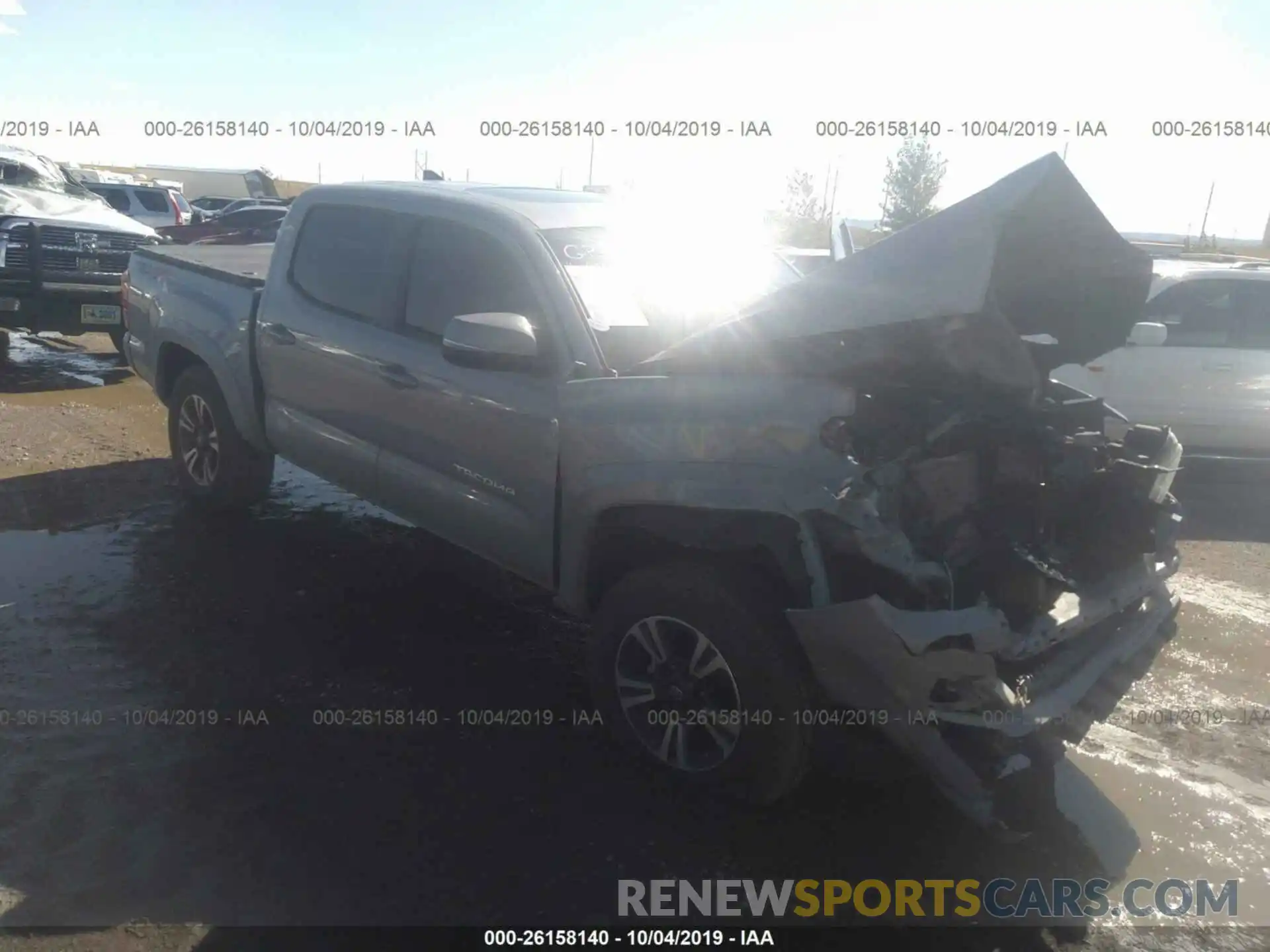 1 Photograph of a damaged car 3TMCZ5AN8KM205897 TOYOTA TACOMA 2019