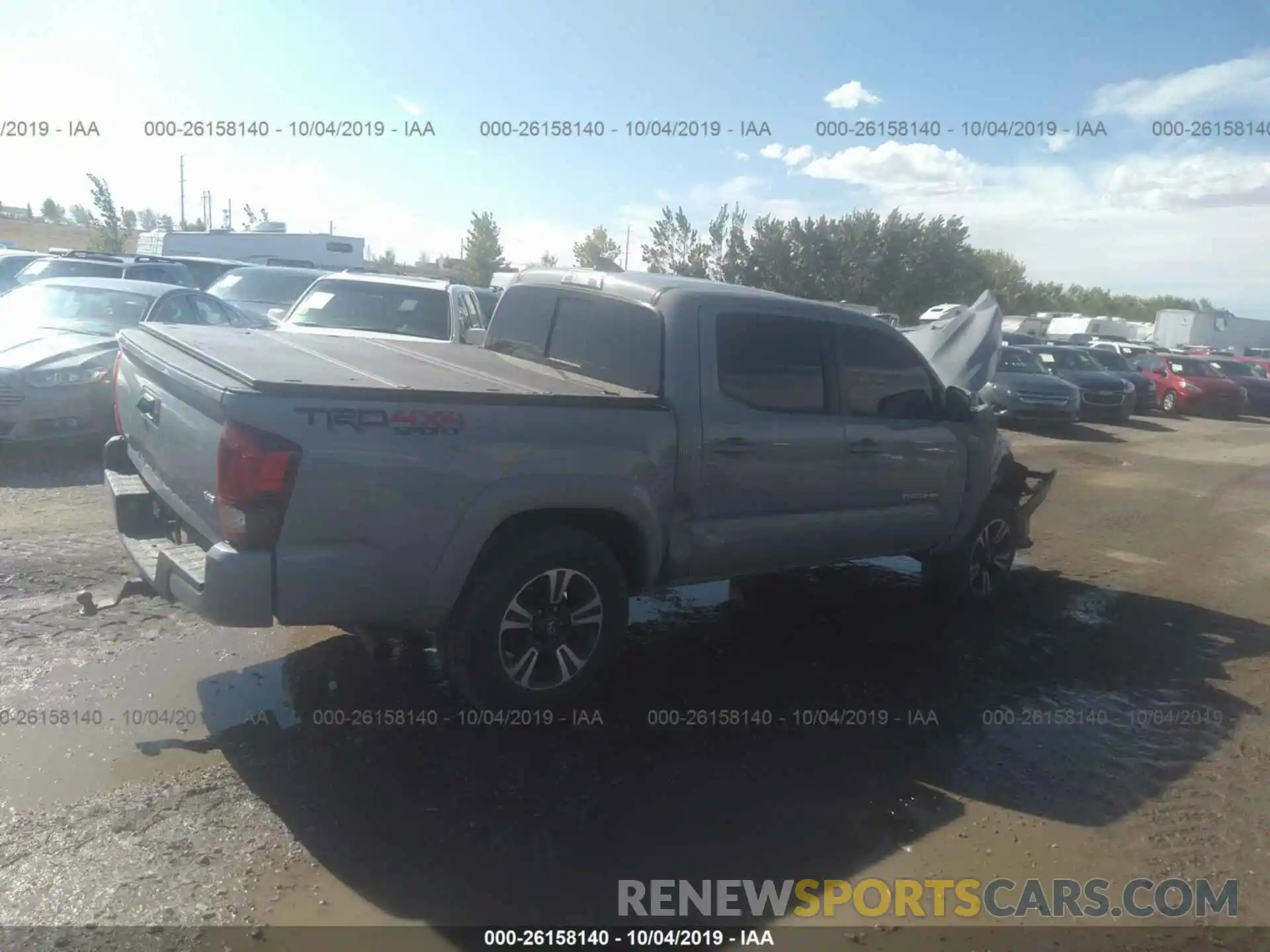 4 Photograph of a damaged car 3TMCZ5AN8KM205897 TOYOTA TACOMA 2019