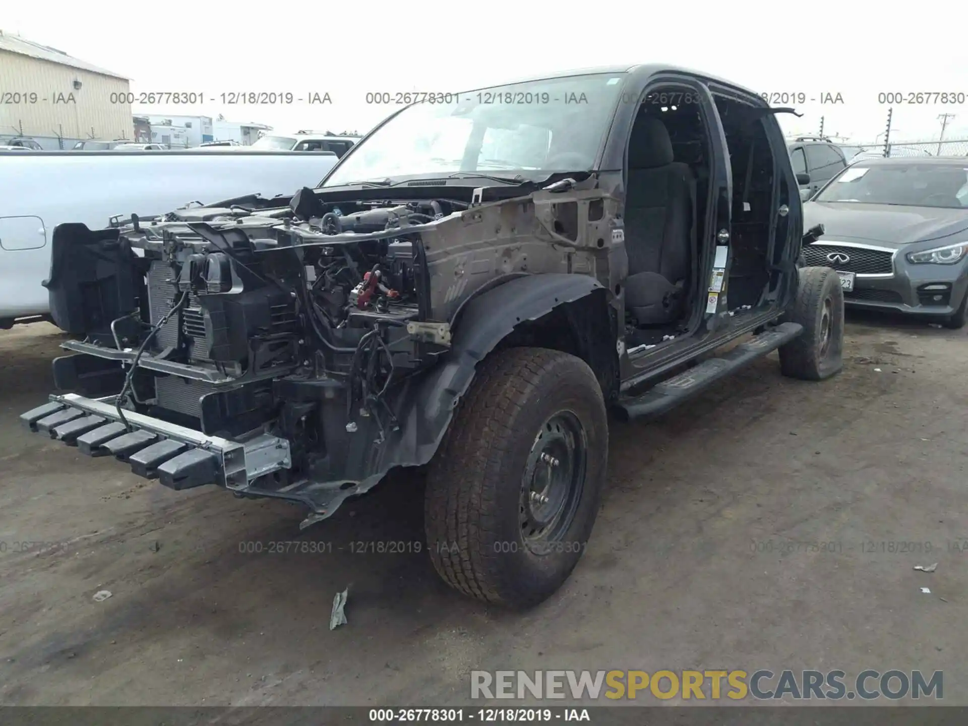 2 Photograph of a damaged car 3TMCZ5AN8KM208833 TOYOTA TACOMA 2019