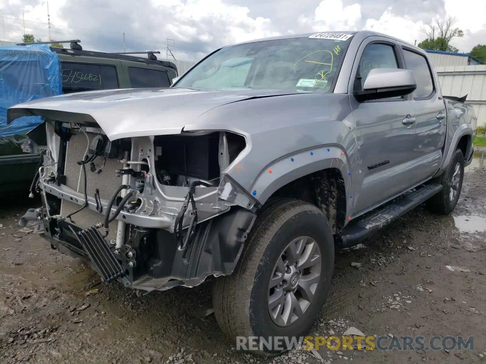 2 Photograph of a damaged car 3TMCZ5AN8KM210047 TOYOTA TACOMA 2019