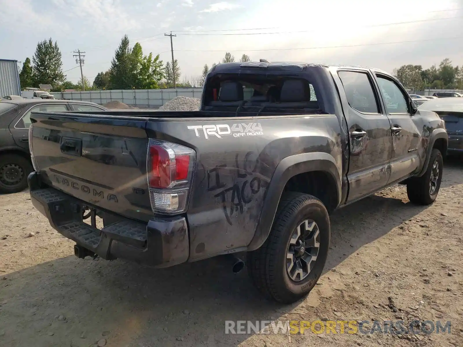 4 Photograph of a damaged car 3TMCZ5AN8KM210811 TOYOTA TACOMA 2019