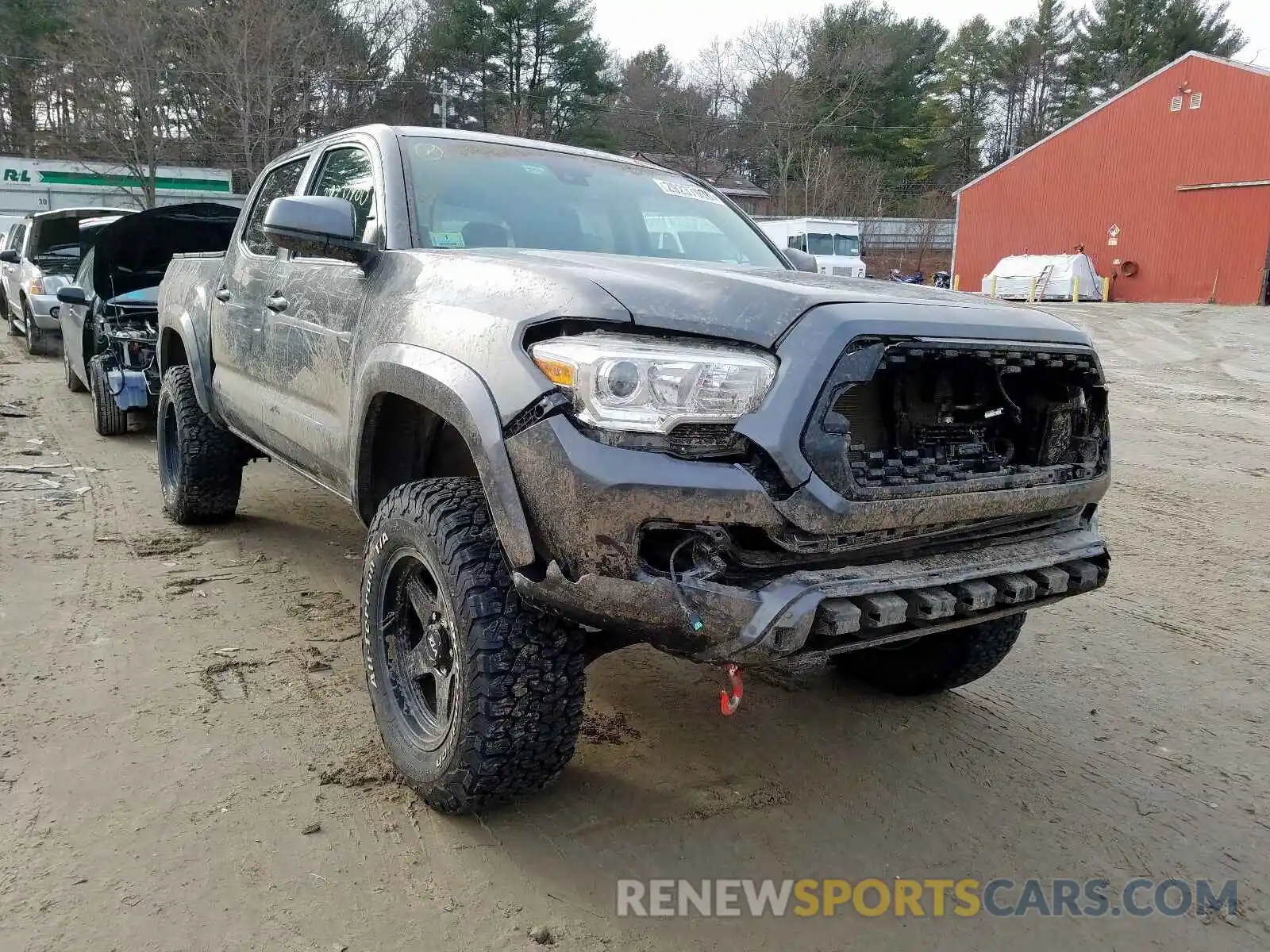 1 Photograph of a damaged car 3TMCZ5AN8KM213031 TOYOTA TACOMA 2019