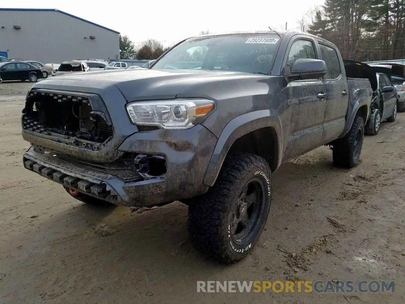 2 Photograph of a damaged car 3TMCZ5AN8KM213031 TOYOTA TACOMA 2019