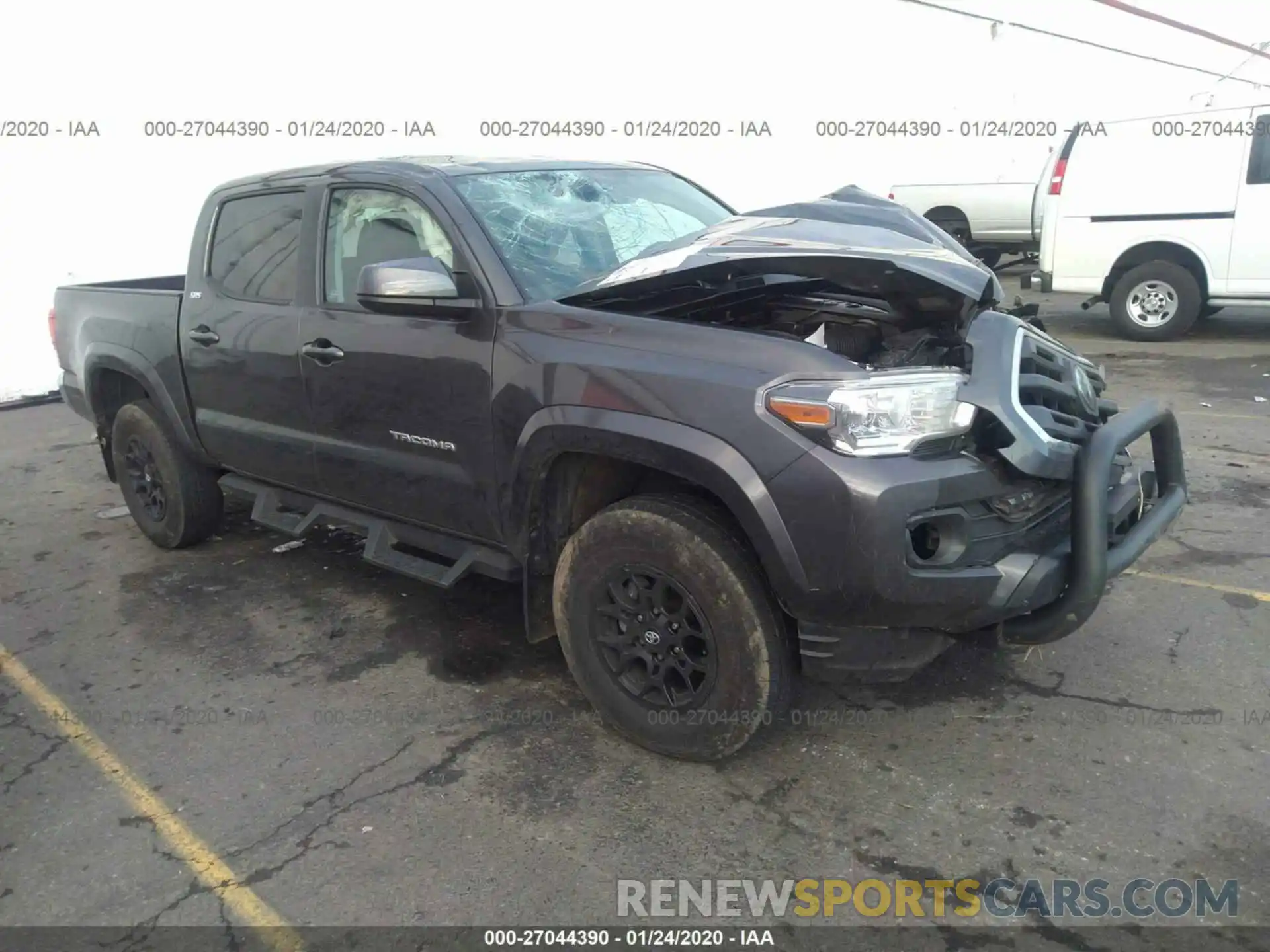 1 Photograph of a damaged car 3TMCZ5AN8KM213742 TOYOTA TACOMA 2019