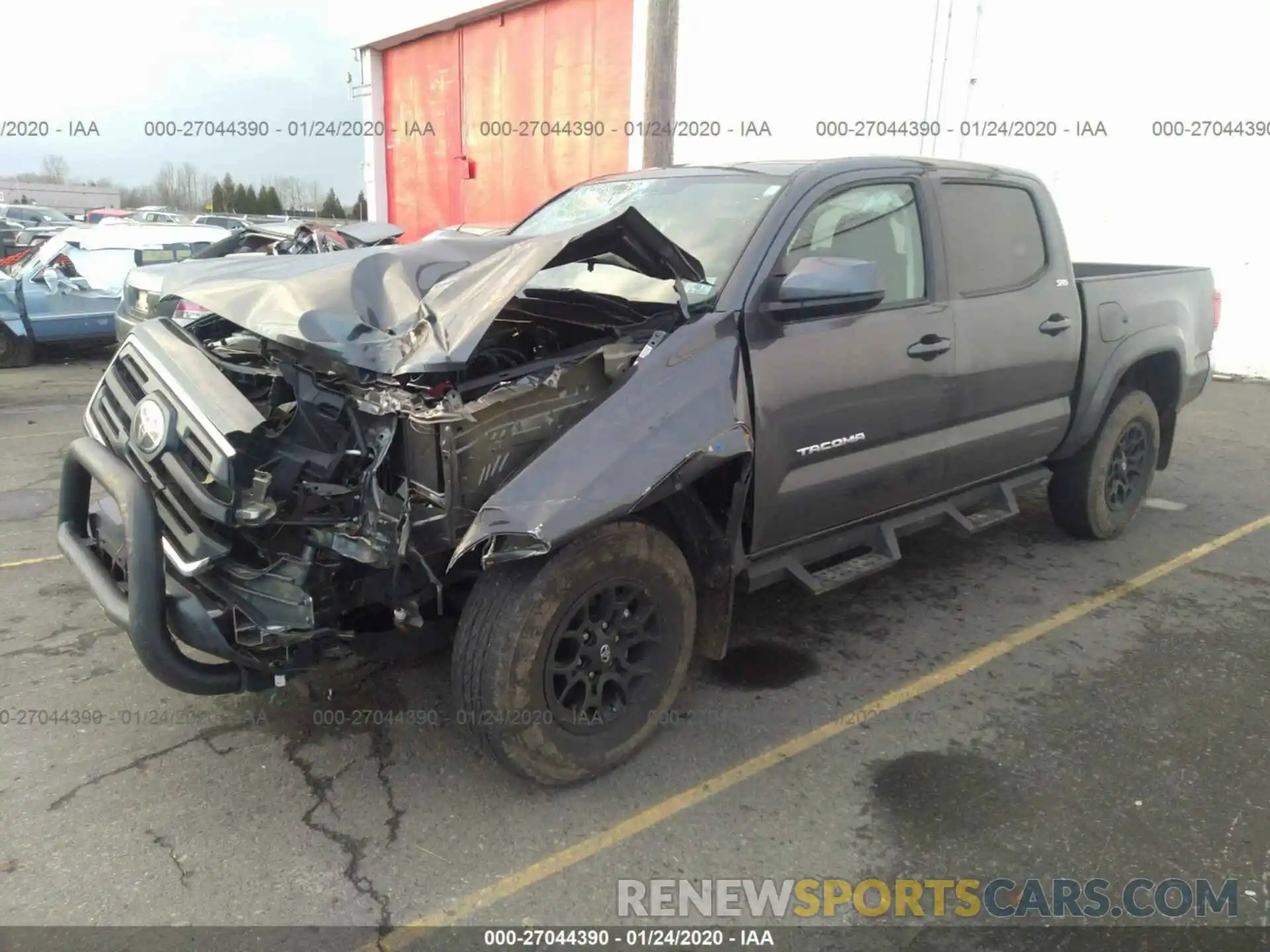 2 Photograph of a damaged car 3TMCZ5AN8KM213742 TOYOTA TACOMA 2019