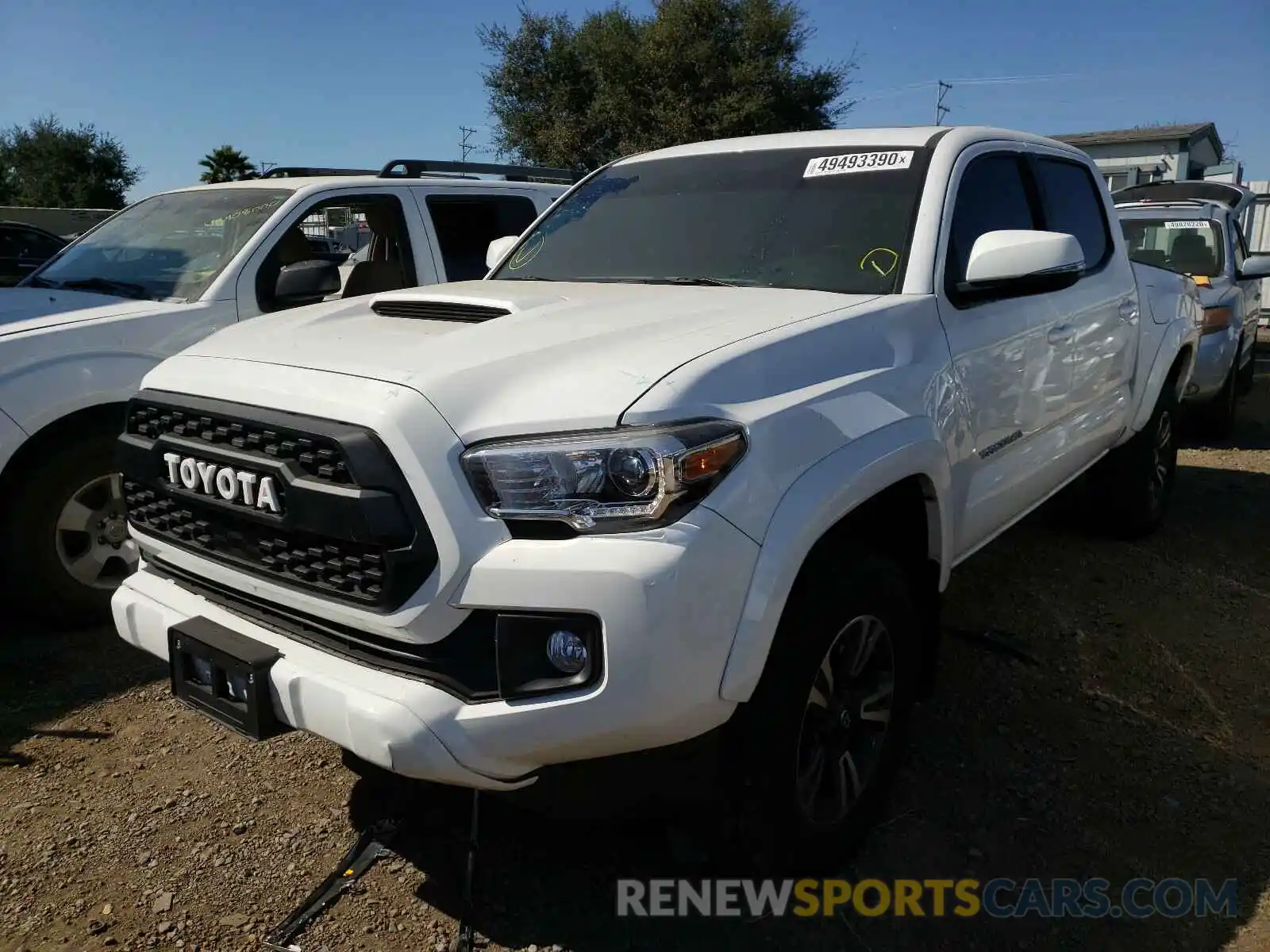 2 Photograph of a damaged car 3TMCZ5AN8KM214129 TOYOTA TACOMA 2019