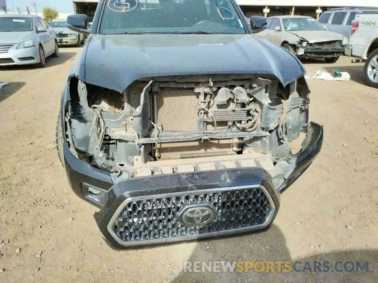 9 Photograph of a damaged car 3TMCZ5AN8KM214227 TOYOTA TACOMA 2019