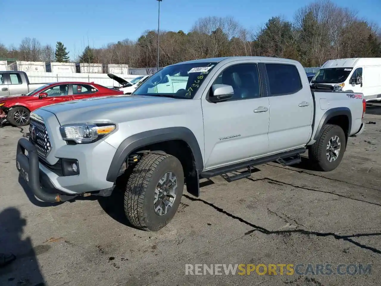 1 Photograph of a damaged car 3TMCZ5AN8KM214230 TOYOTA TACOMA 2019