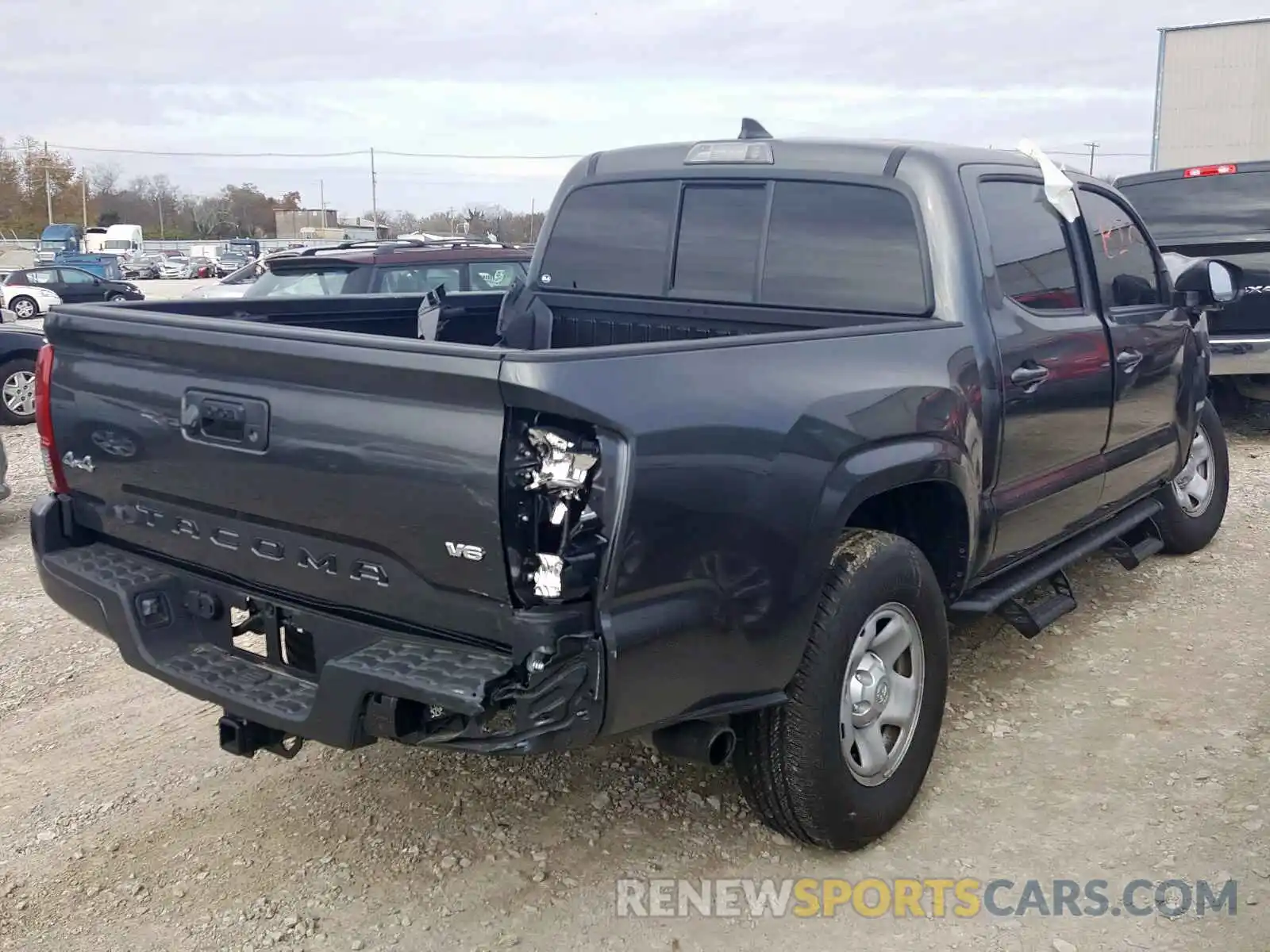 4 Photograph of a damaged car 3TMCZ5AN8KM215488 TOYOTA TACOMA 2019