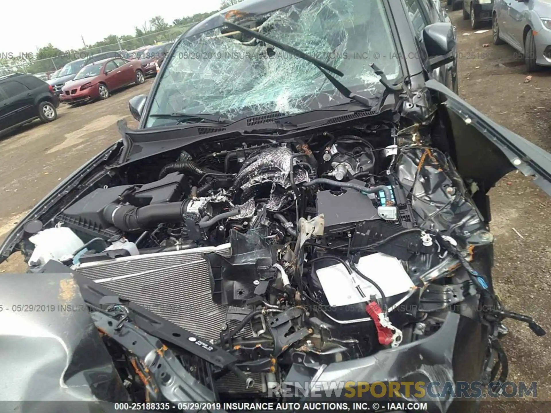 10 Photograph of a damaged car 3TMCZ5AN8KM216544 TOYOTA TACOMA 2019