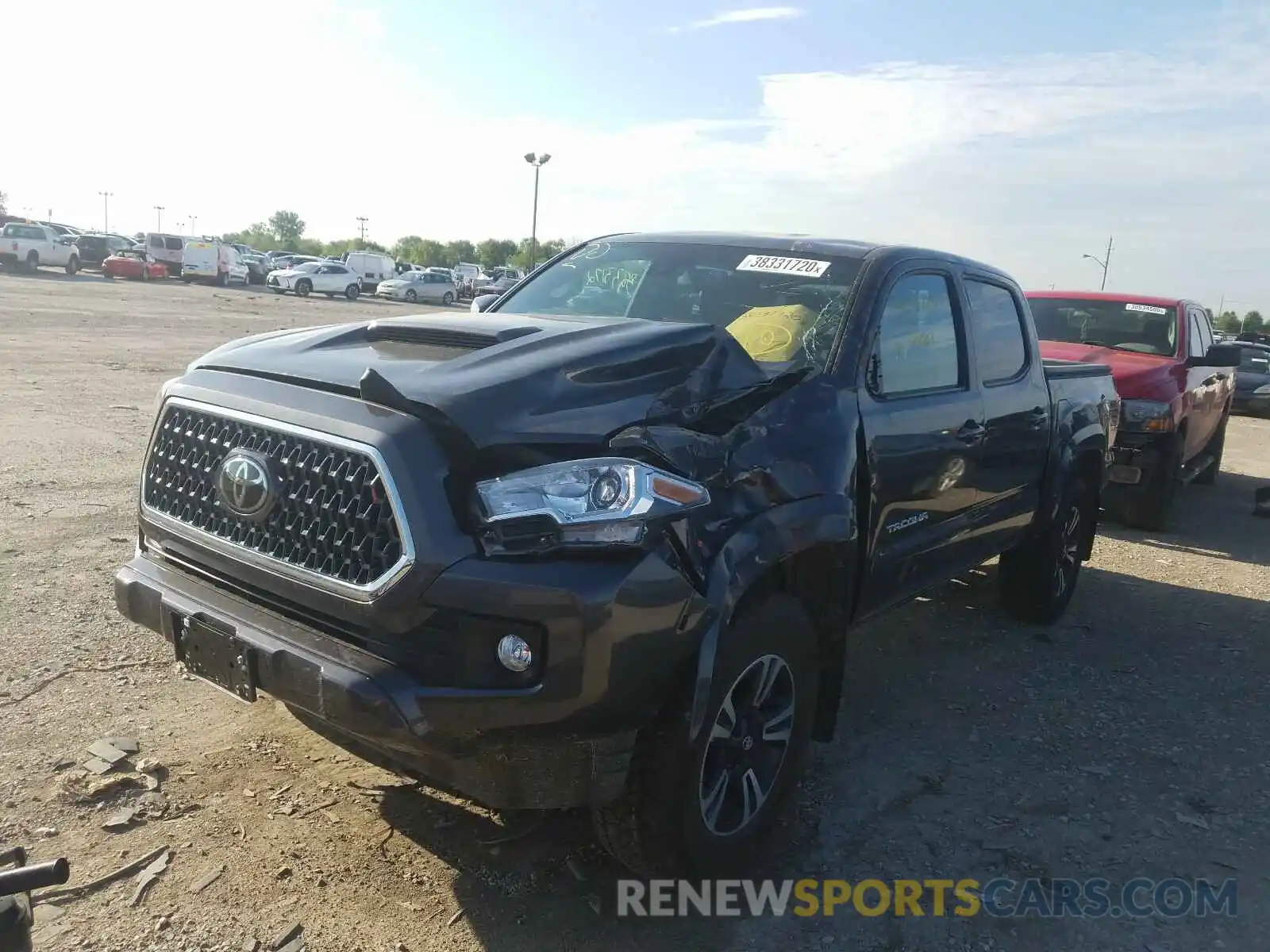 2 Photograph of a damaged car 3TMCZ5AN8KM219380 TOYOTA TACOMA 2019