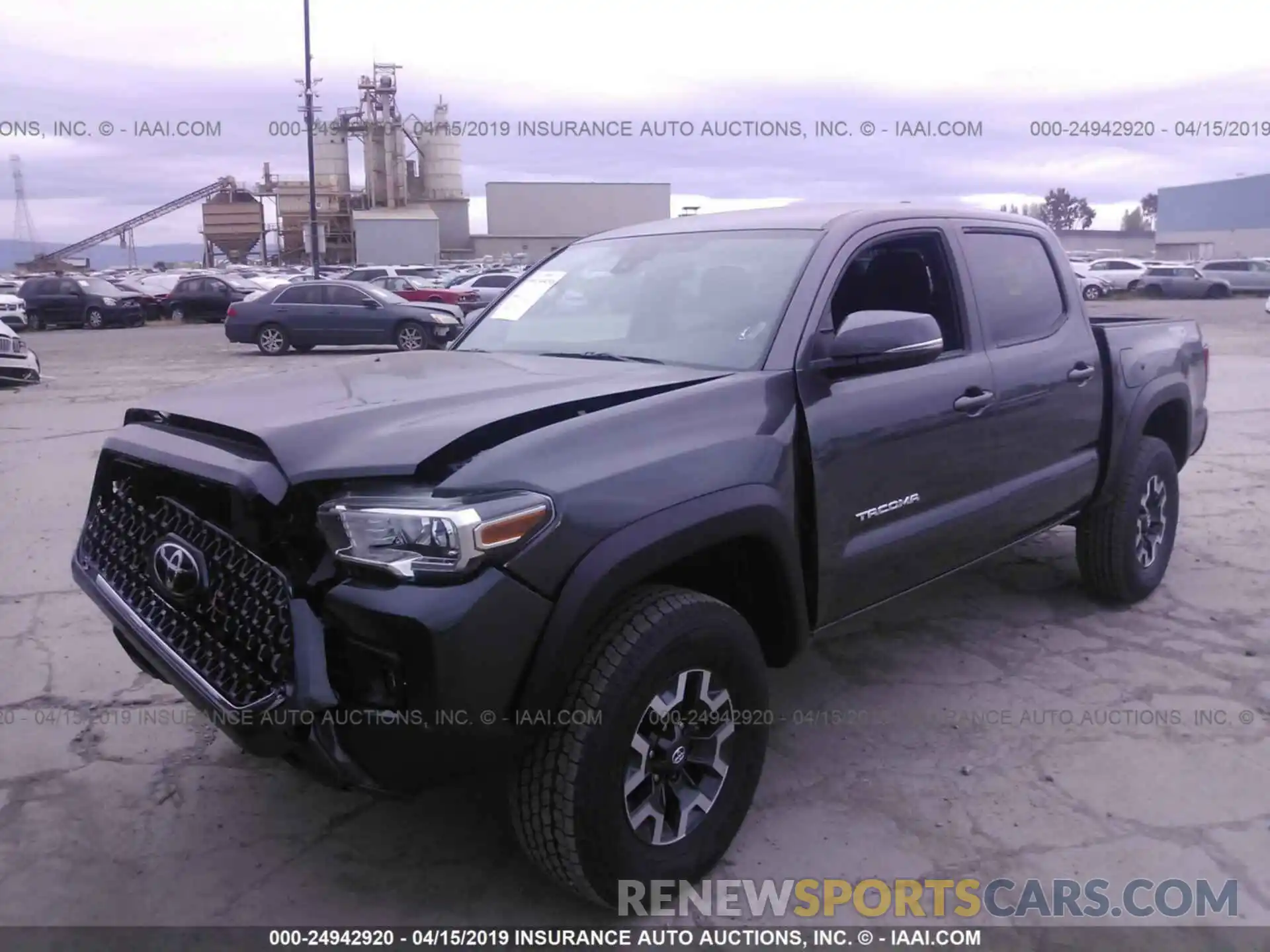 2 Photograph of a damaged car 3TMCZ5AN8KM221632 TOYOTA TACOMA 2019