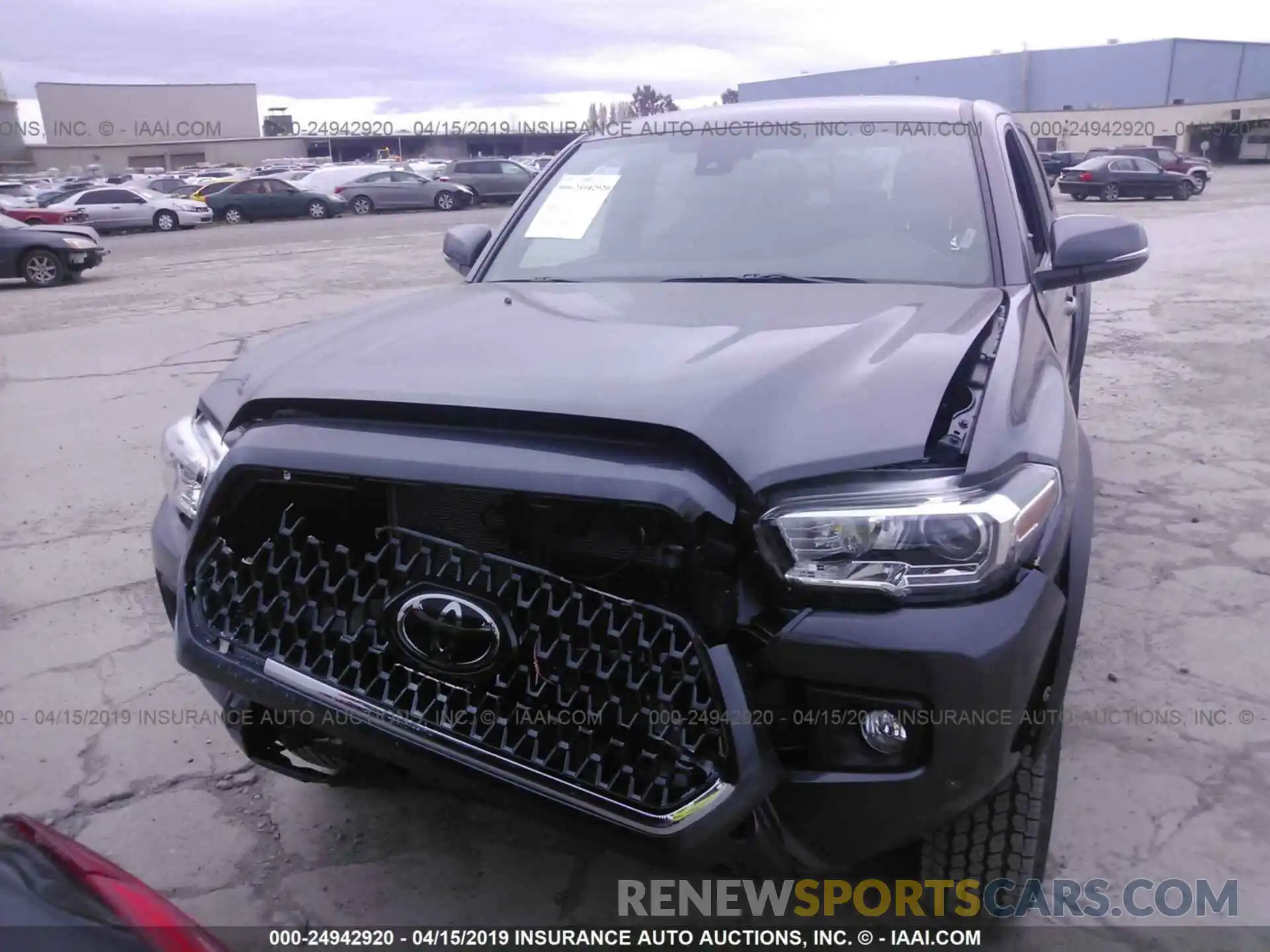 6 Photograph of a damaged car 3TMCZ5AN8KM221632 TOYOTA TACOMA 2019