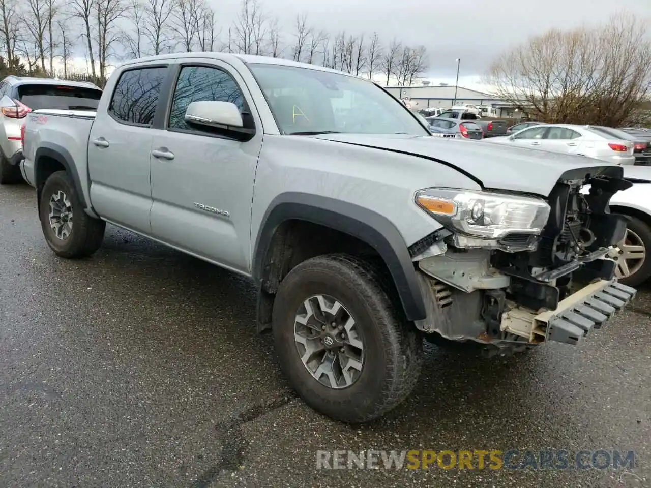 1 Photograph of a damaged car 3TMCZ5AN8KM221954 TOYOTA TACOMA 2019