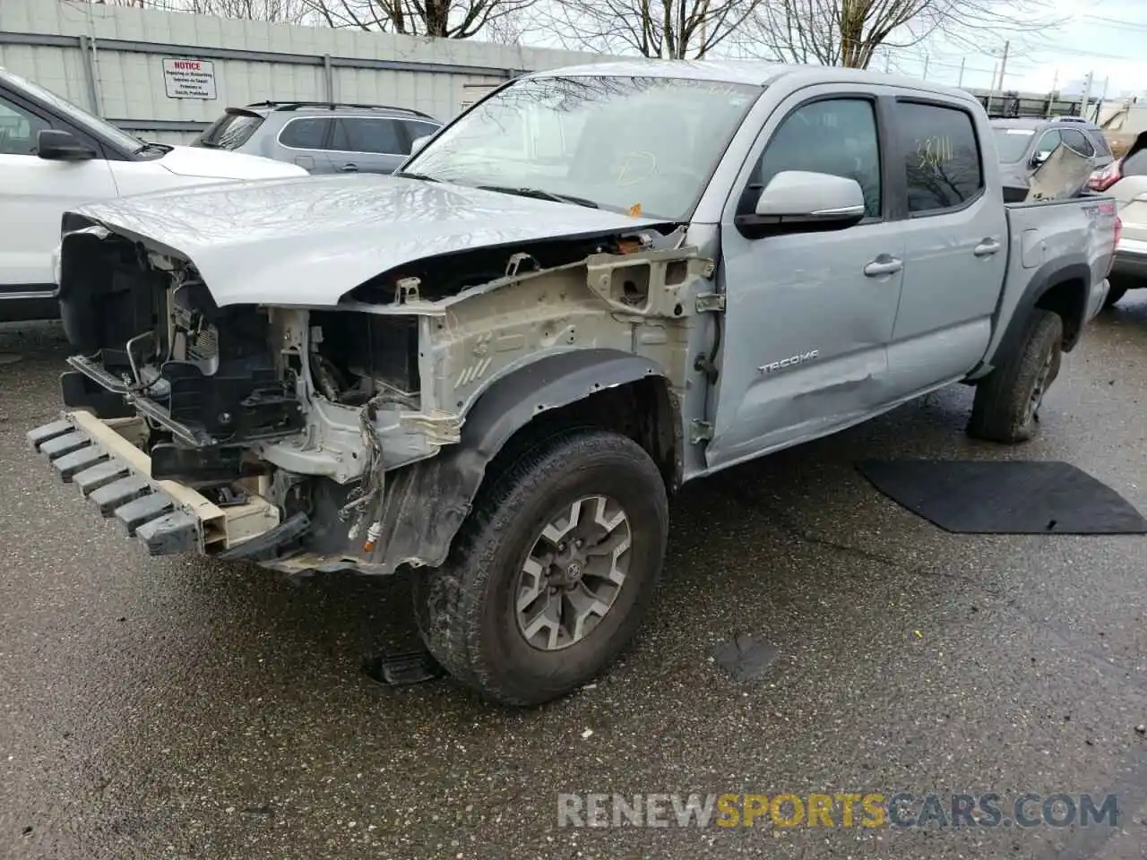 2 Photograph of a damaged car 3TMCZ5AN8KM221954 TOYOTA TACOMA 2019