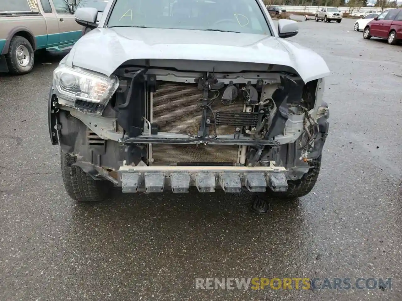 9 Photograph of a damaged car 3TMCZ5AN8KM221954 TOYOTA TACOMA 2019