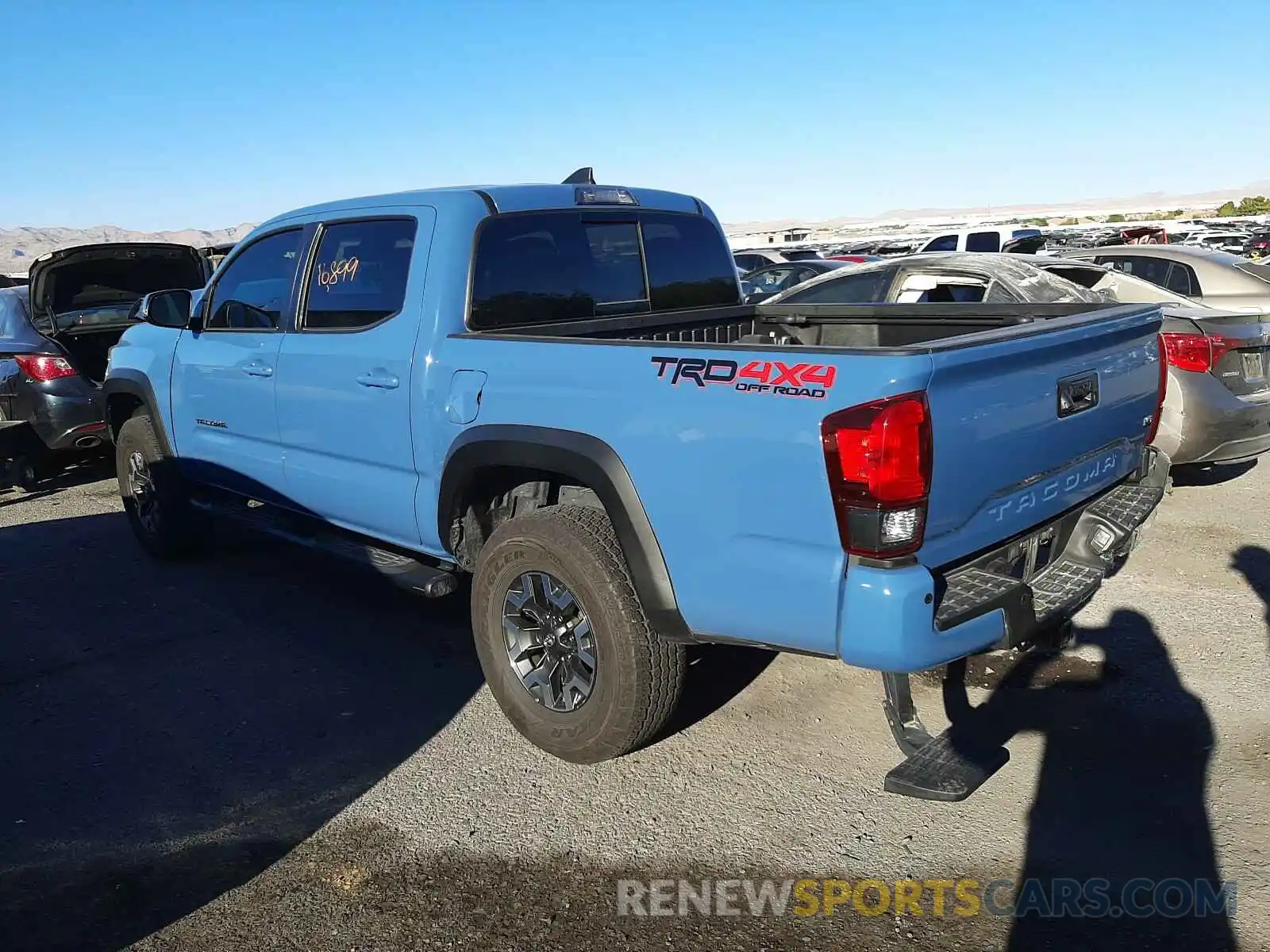 3 Photograph of a damaged car 3TMCZ5AN8KM222845 TOYOTA TACOMA 2019