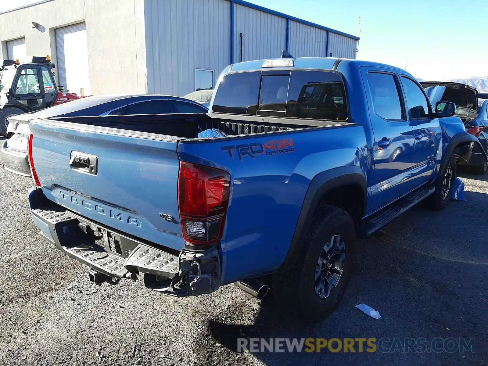 4 Photograph of a damaged car 3TMCZ5AN8KM222845 TOYOTA TACOMA 2019