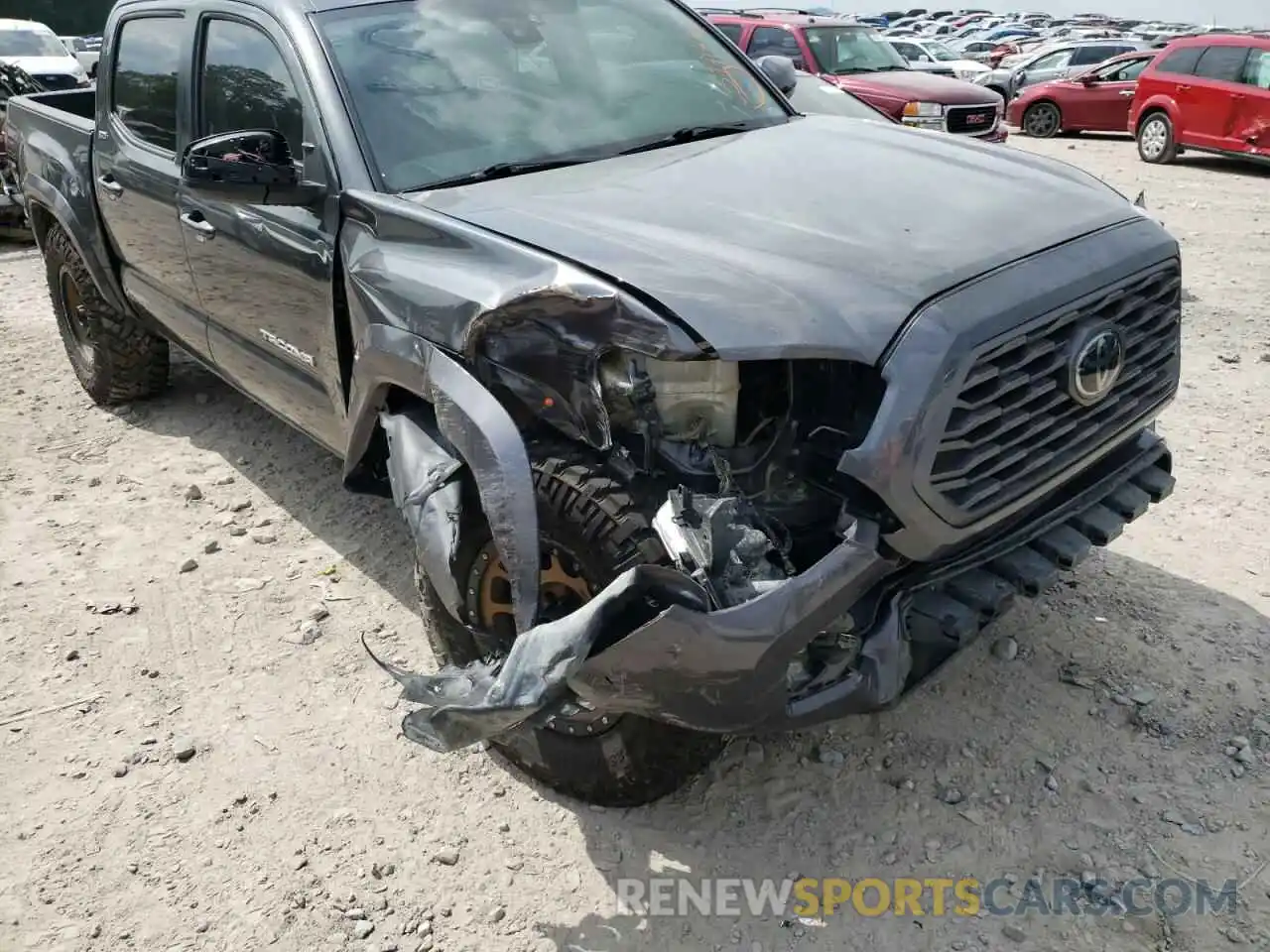 9 Photograph of a damaged car 3TMCZ5AN8KM224045 TOYOTA TACOMA 2019