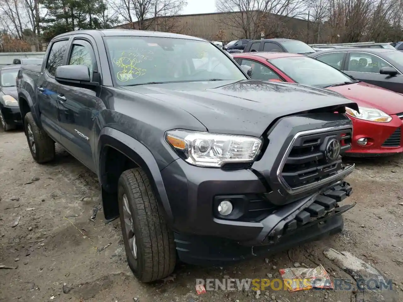 1 Photograph of a damaged car 3TMCZ5AN8KM224403 TOYOTA TACOMA 2019