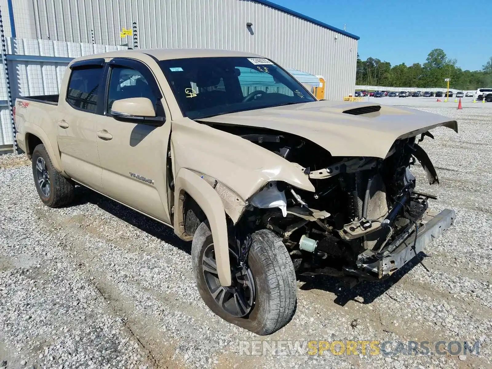 1 Photograph of a damaged car 3TMCZ5AN8KM225339 TOYOTA TACOMA 2019