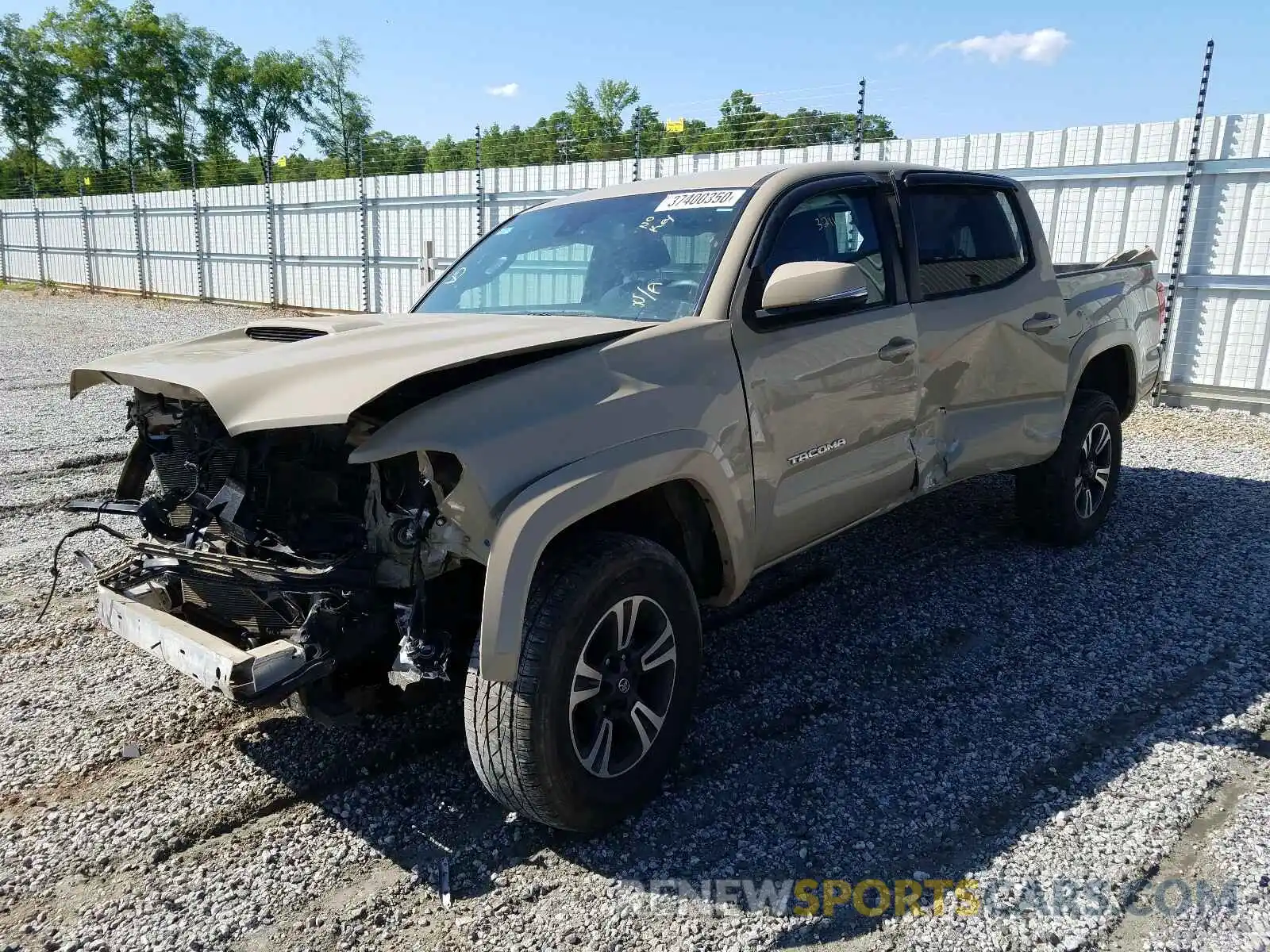 2 Photograph of a damaged car 3TMCZ5AN8KM225339 TOYOTA TACOMA 2019