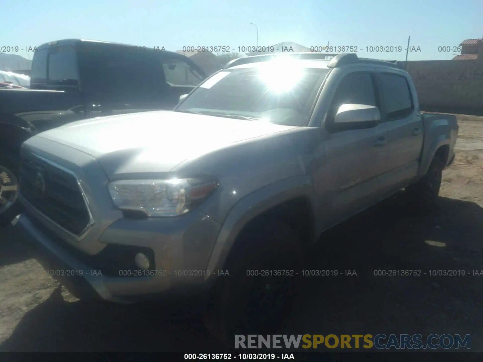 2 Photograph of a damaged car 3TMCZ5AN8KM225549 TOYOTA TACOMA 2019