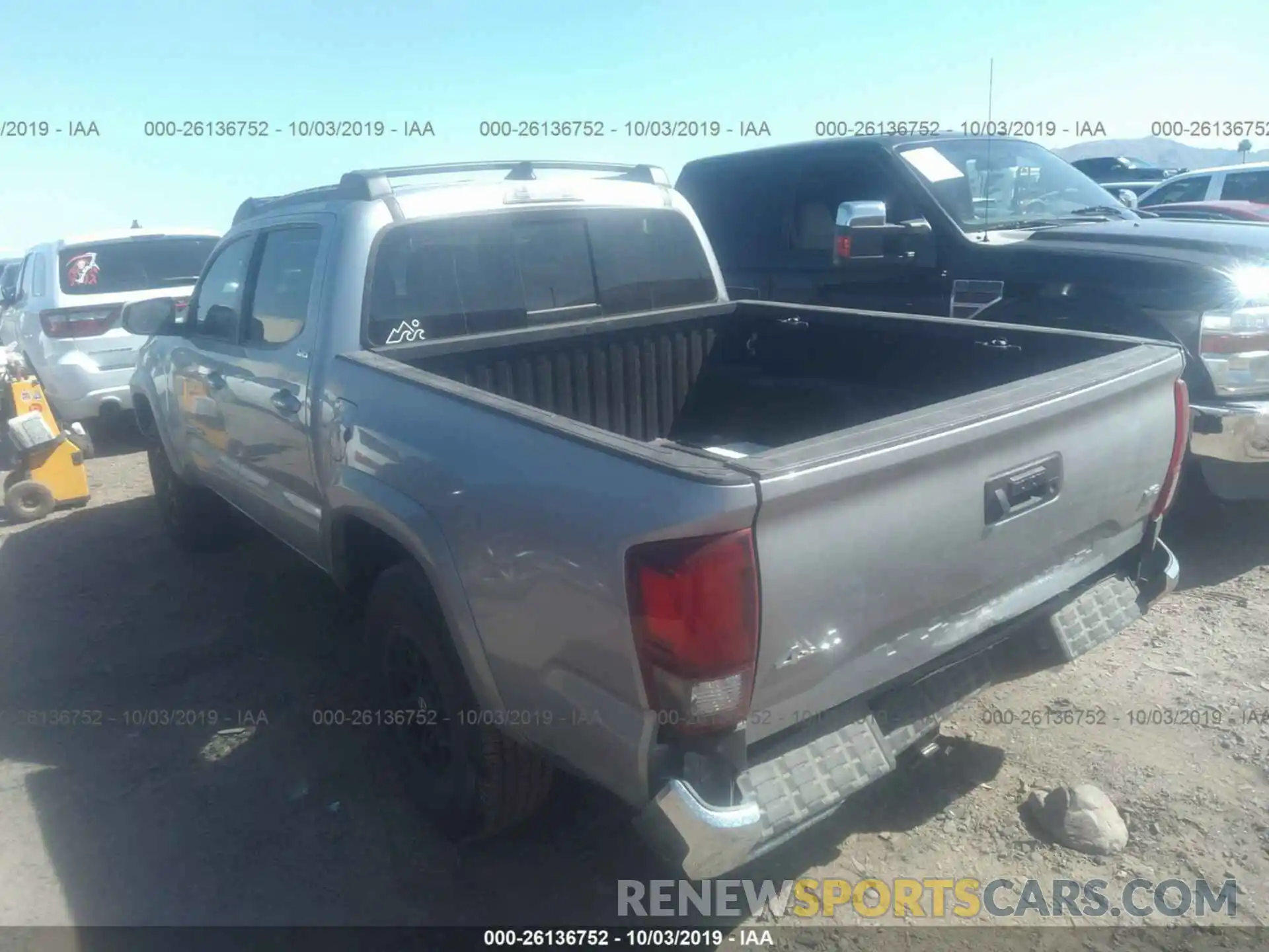 3 Photograph of a damaged car 3TMCZ5AN8KM225549 TOYOTA TACOMA 2019