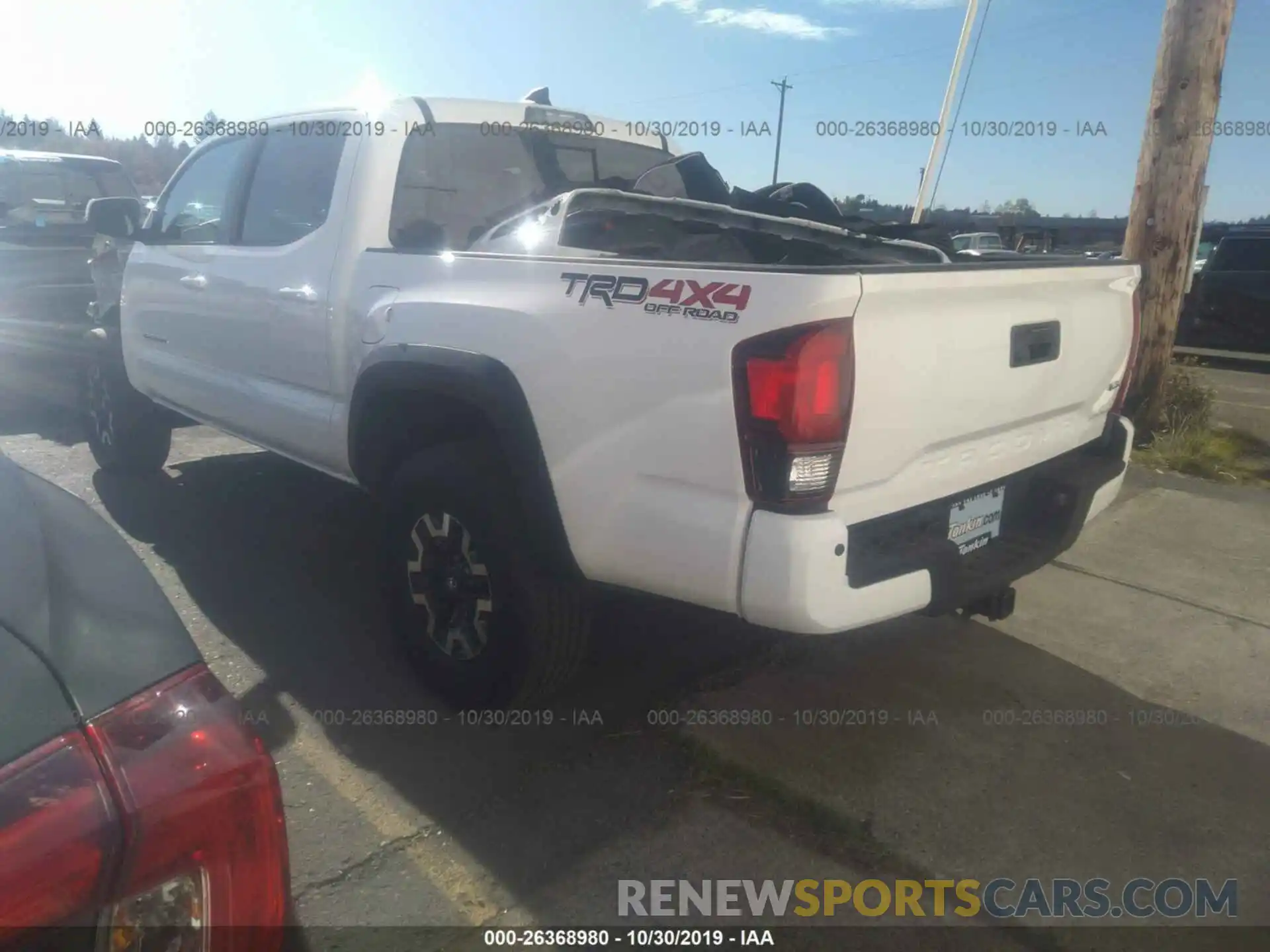 3 Photograph of a damaged car 3TMCZ5AN8KM227351 TOYOTA TACOMA 2019