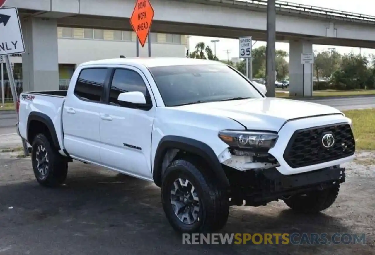 1 Photograph of a damaged car 3TMCZ5AN8KM228922 TOYOTA TACOMA 2019