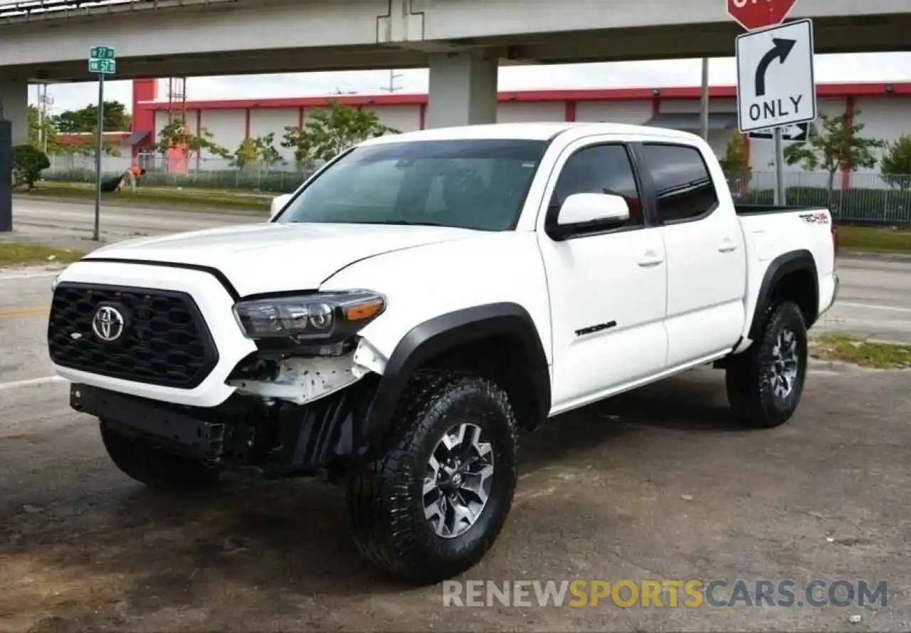 2 Photograph of a damaged car 3TMCZ5AN8KM228922 TOYOTA TACOMA 2019