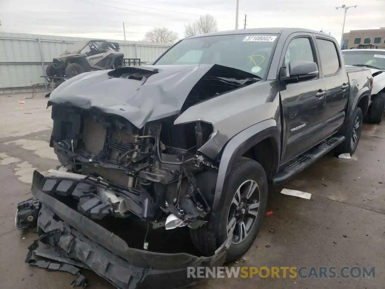 2 Photograph of a damaged car 3TMCZ5AN8KM229438 TOYOTA TACOMA 2019