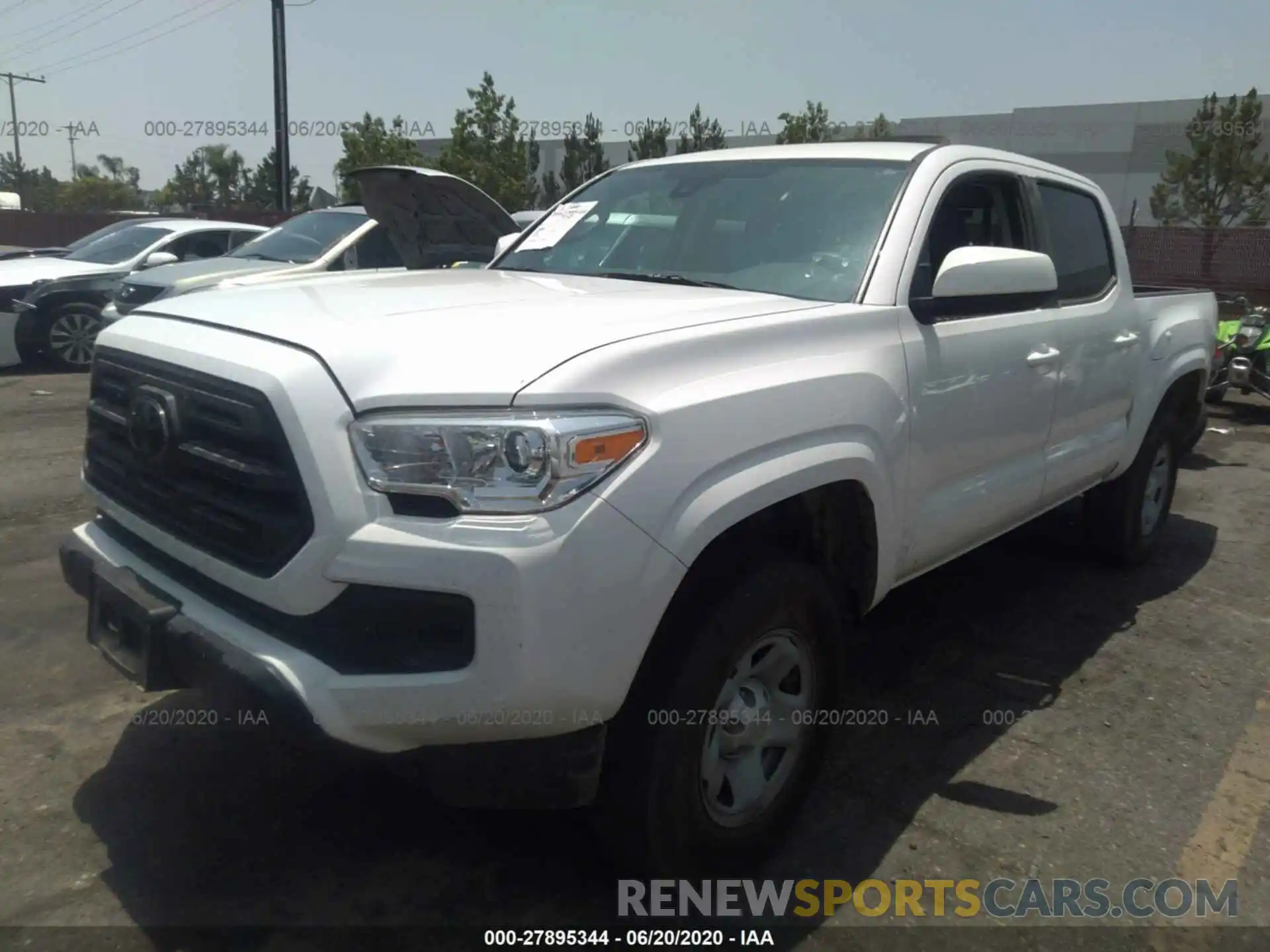 2 Photograph of a damaged car 3TMCZ5AN8KM230198 TOYOTA TACOMA 2019