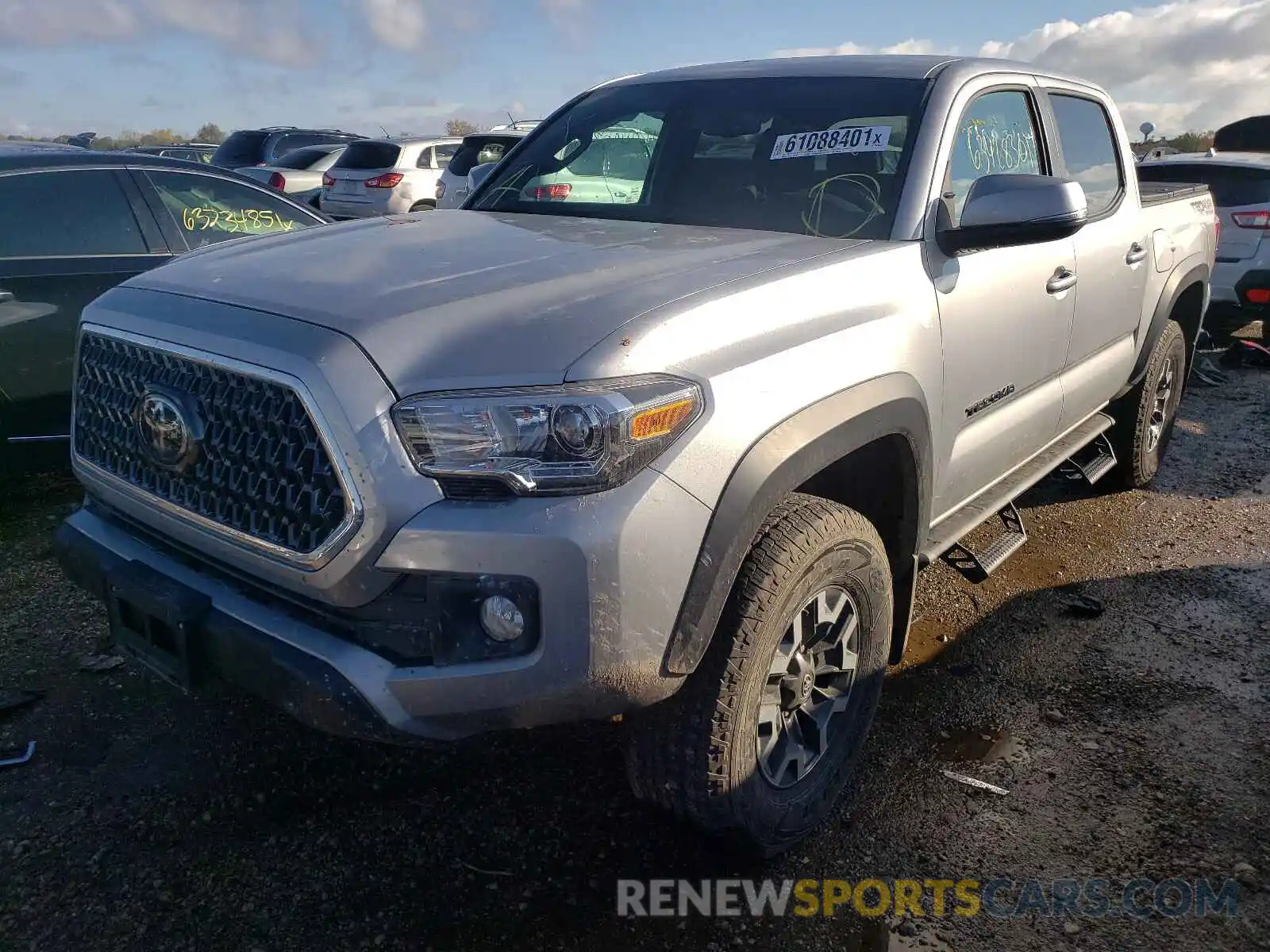 2 Photograph of a damaged car 3TMCZ5AN8KM230752 TOYOTA TACOMA 2019